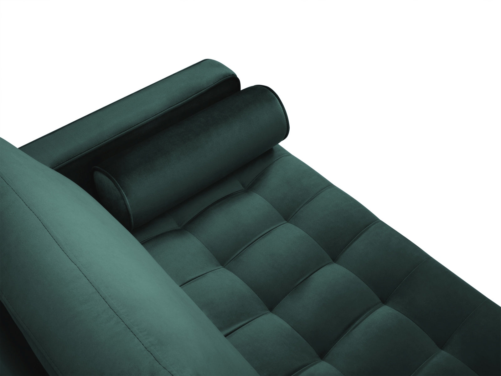 Stylisches 2-Sitzer Sofa Aspen in trendigem Petrol, perfekt für gemütliche Abende und stilvolle Einrichtungsideen.