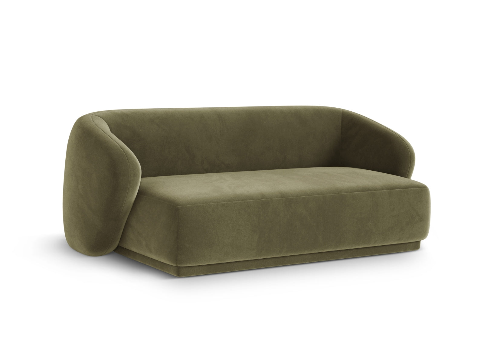 Elegantes 2-Sitzer Sofa Gomera in stilvollem Grün, ideal für moderne Wohnräume, erhältlich bei KAQTU Design AG.