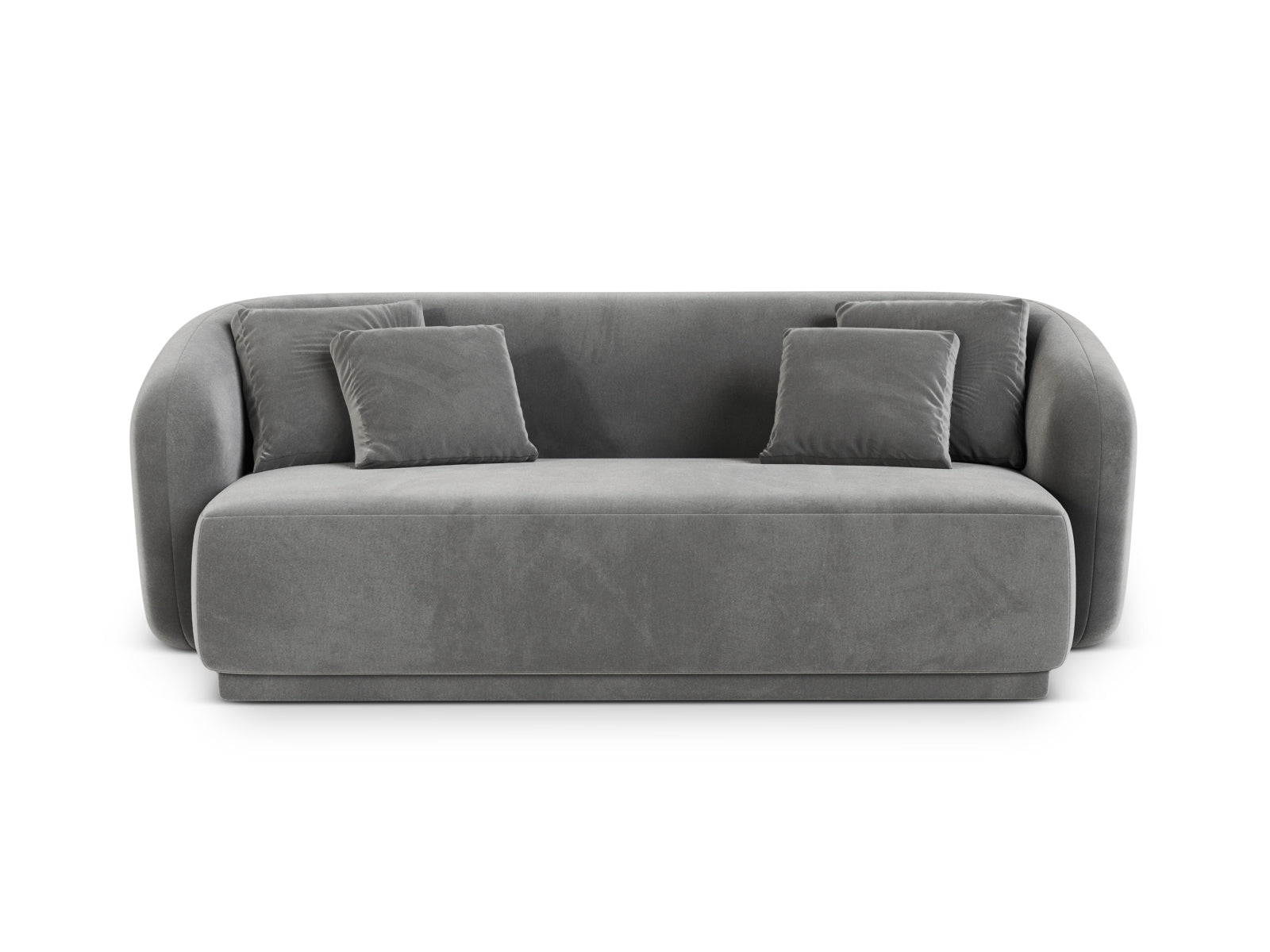 2-Sitzer Sofa Gomera in Grey-Salvador präsentiert im Onlineshop von KAQTU Design AG. 2er Sofa ist von Cosmopolitan Design