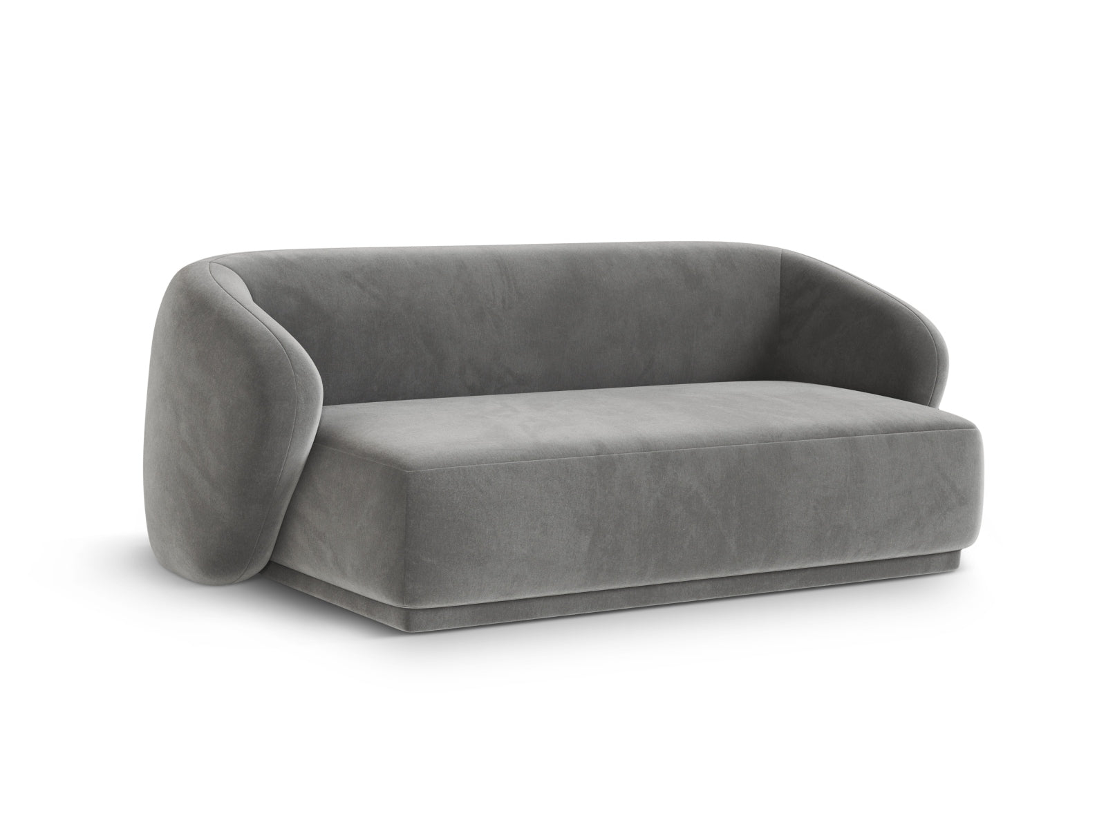 Elegantes 2-Sitzer Sofa Gomera in stilvollem Grau, ideal für moderne Wohnräume, erhältlich bei KAQTU Design AG.