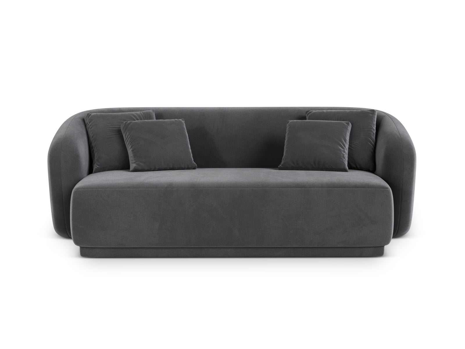 2-Sitzer Sofa Gomera in Dark Grey-Salvador präsentiert im Onlineshop von KAQTU Design AG. 2er Sofa ist von Cosmopolitan Design