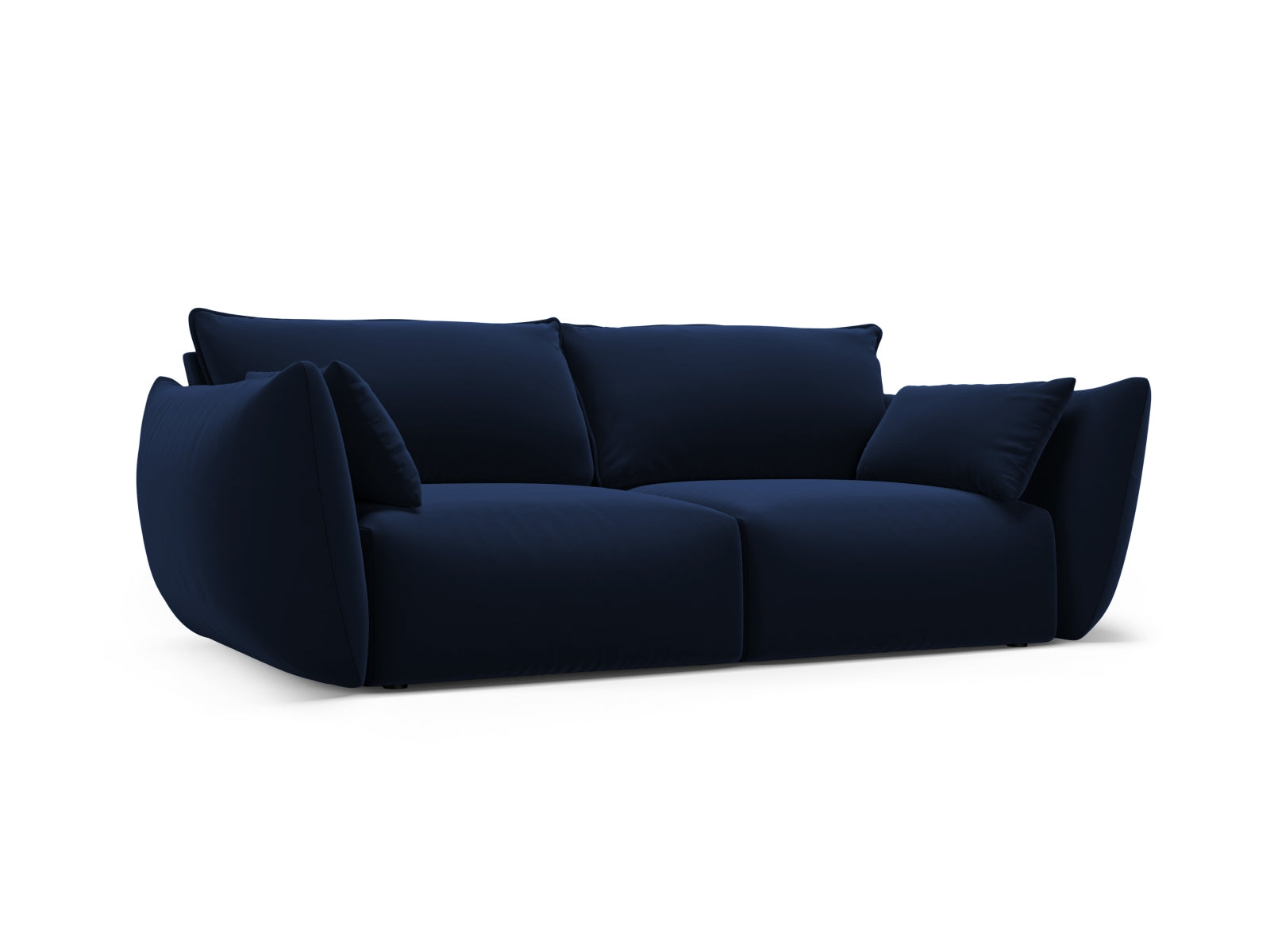 Elegantes 2-Sitzer Sofa Matera in Royal Blue, stilvoll und modern, ideal für jedes Wohnzimmer, erhältlich bei KAQTU Design AG.