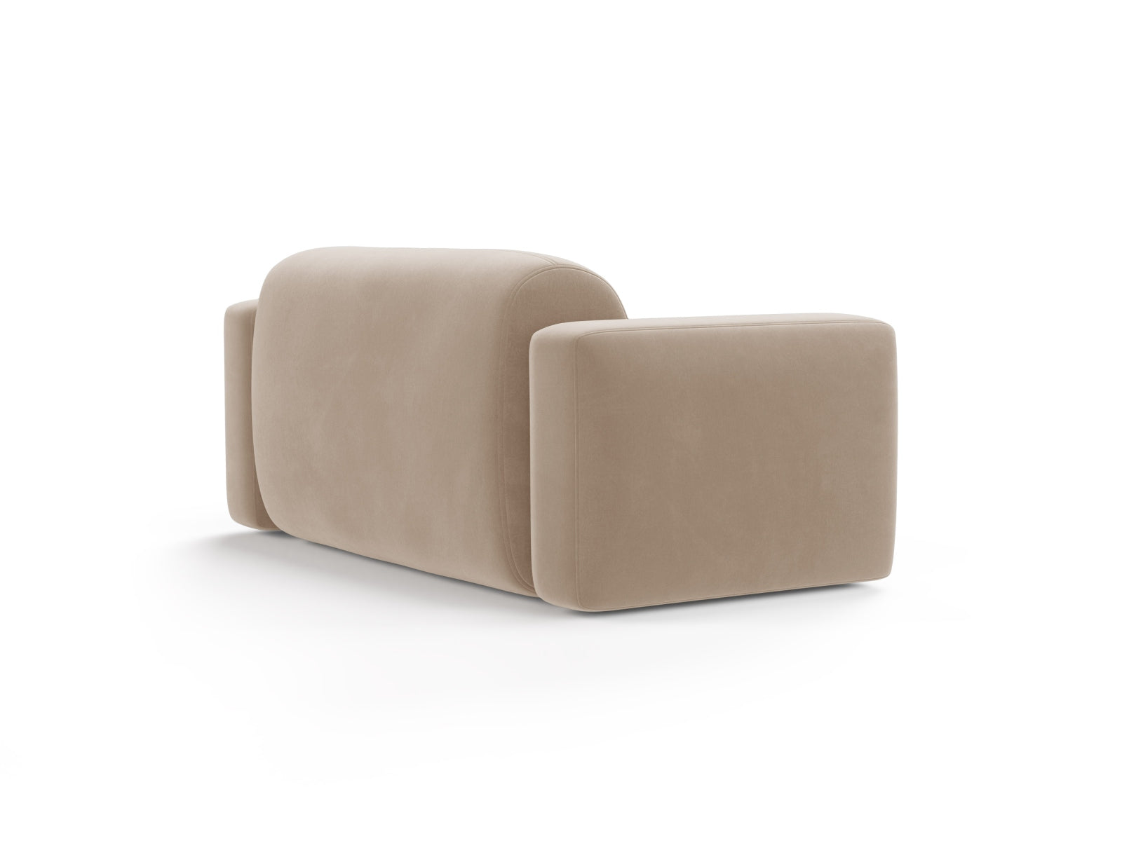 Strino Velour Modular Sofa 2 Sitzer in Beige präsentiert im Onlineshop von KAQTU Design AG. 2er Sofa ist von Cosmopolitan Design