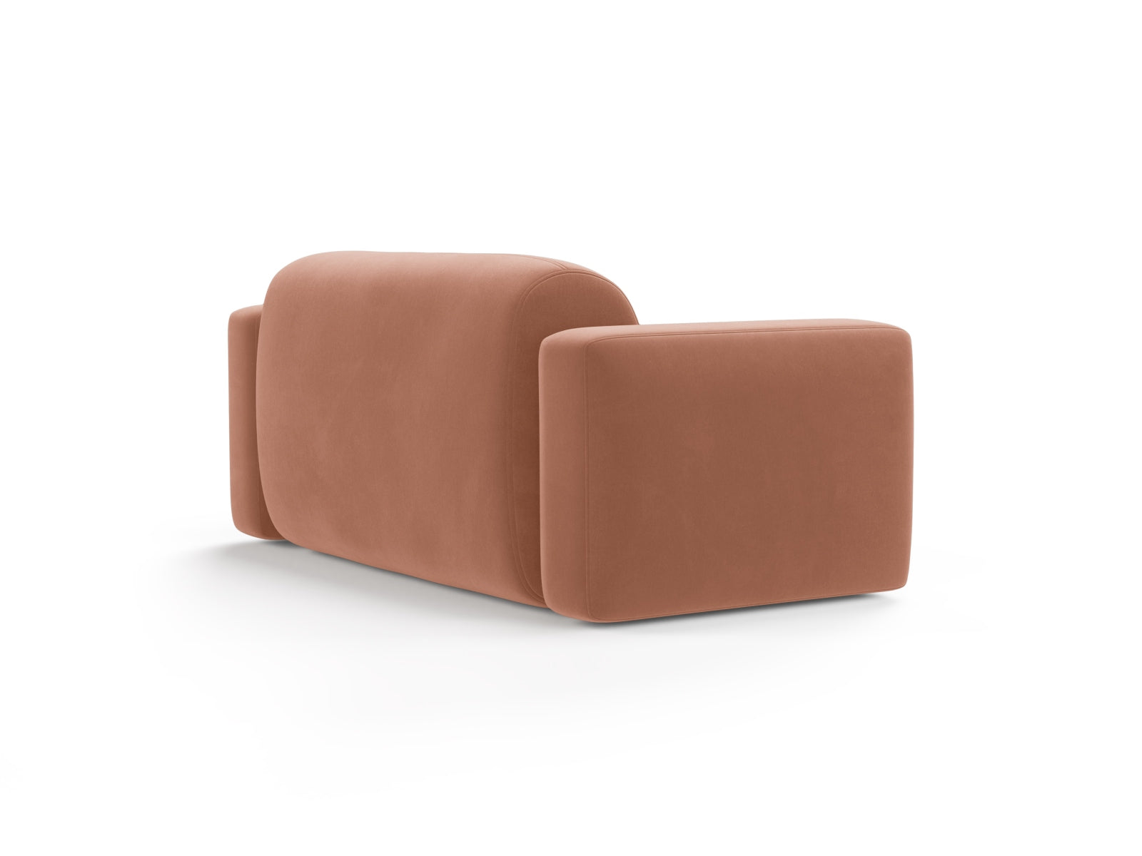 Strino Velour Modular Sofa 2 Sitzer in Pink präsentiert im Onlineshop von KAQTU Design AG. 2er Sofa ist von Cosmopolitan Design
