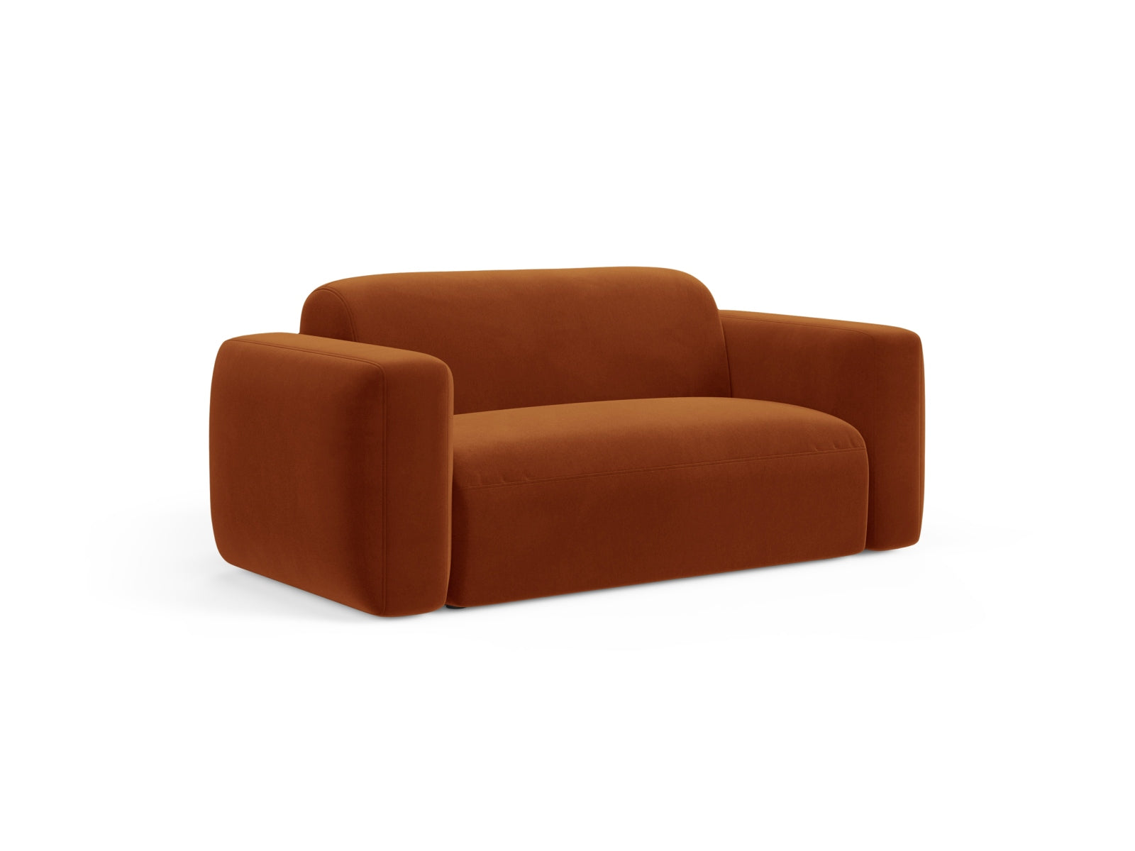 Strino Velour Modular Sofa 2 Sitzer in Terracotta präsentiert im Onlineshop von KAQTU Design AG. 2er Sofa ist von Cosmopolitan Design