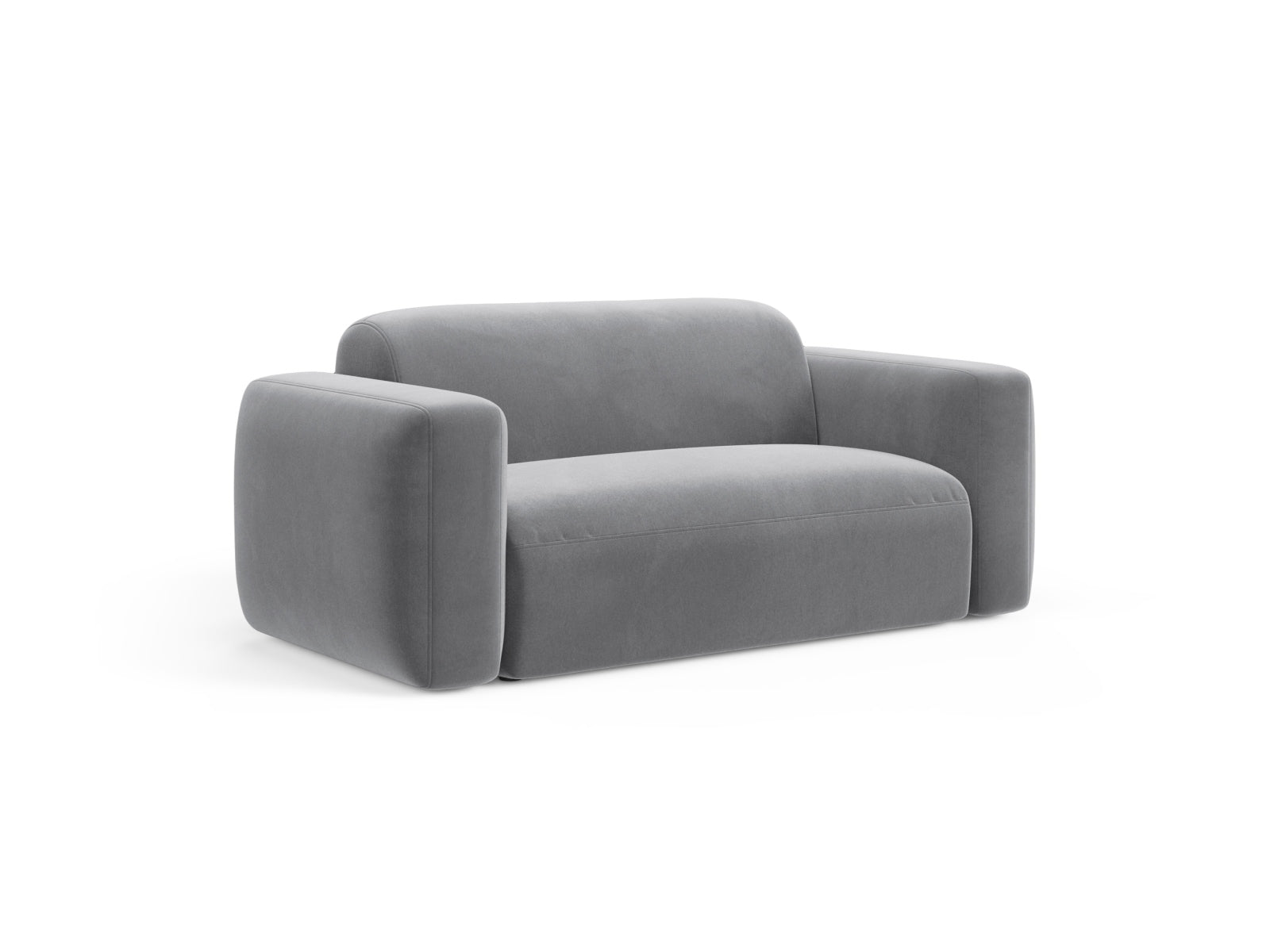 Strino Velour Modular Sofa 2 Sitzer in Grey präsentiert im Onlineshop von KAQTU Design AG. 2er Sofa ist von Cosmopolitan Design