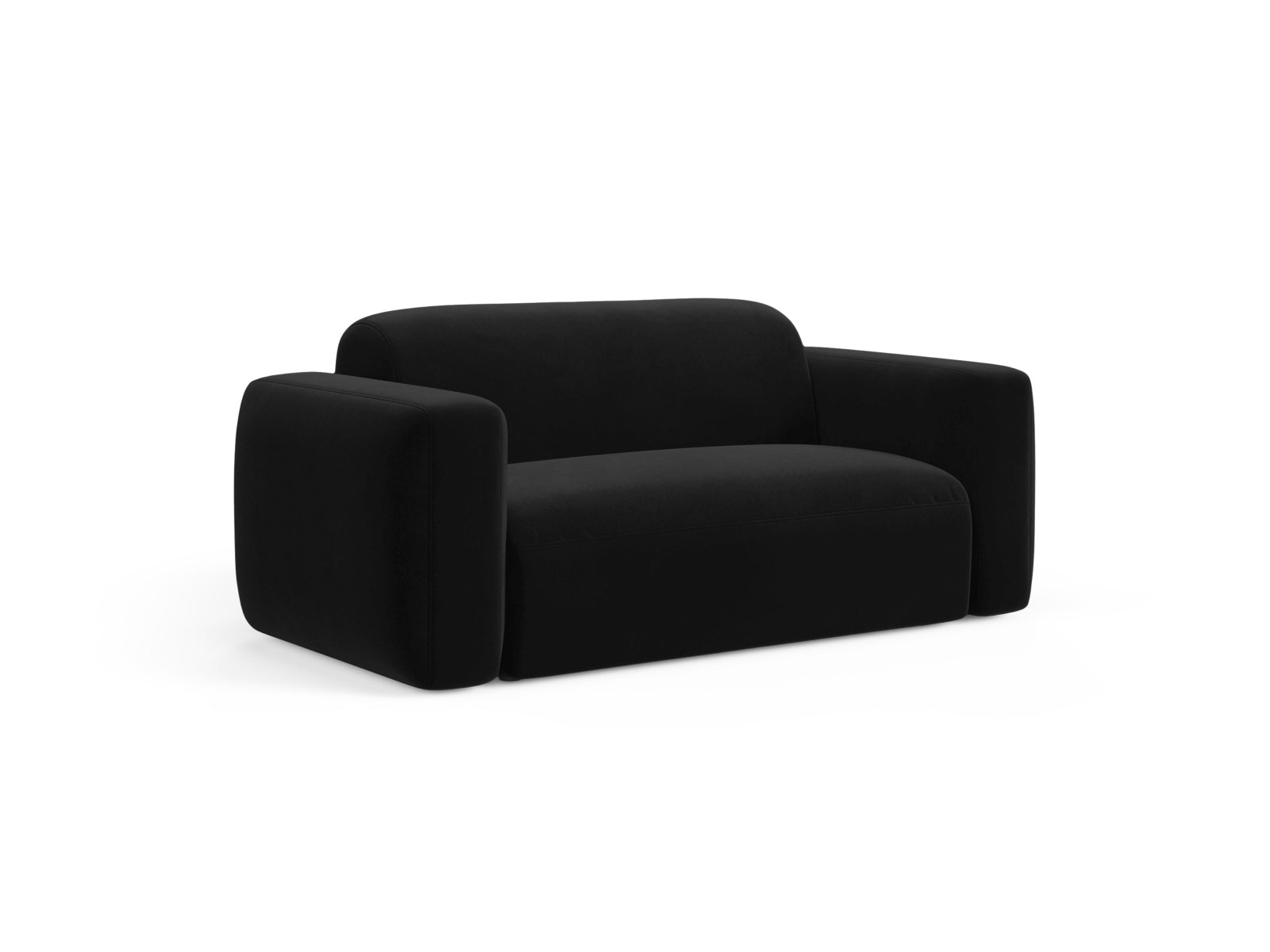 Strino Velour Modular Sofa 2 Sitzer in Black präsentiert im Onlineshop von KAQTU Design AG. 2er Sofa ist von Cosmopolitan Design