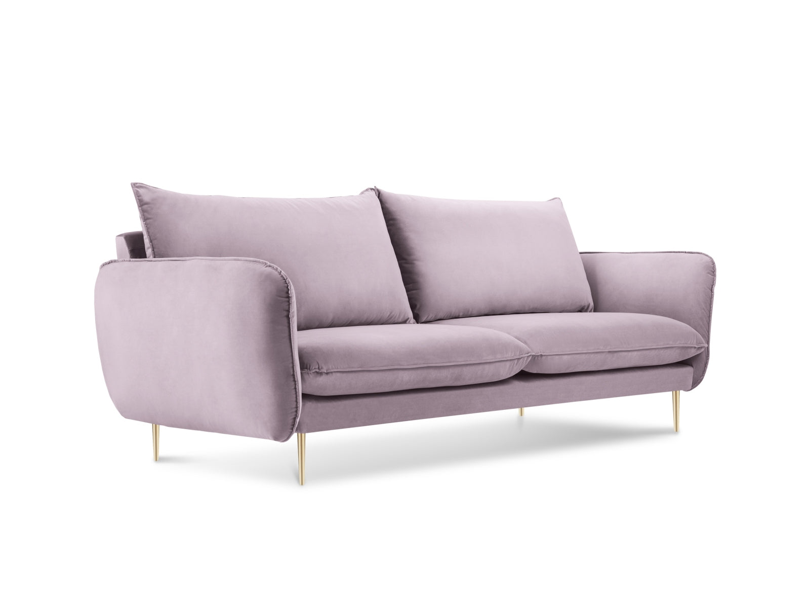 Erleben Sie das elegante Vienna Velour Sofa 2 Sitzer von Cosmopolitan Design. Perfekt für kompakte Wohnräume, vereint es Komfort und stilvolles Design.