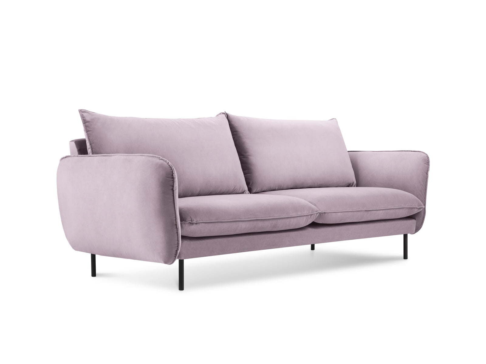 Entdecken Sie das stilvolle Vienna Velour Sofa 2 Sitzer von Cosmopolitan Design. Ideal für kleine Räume, bietet es luxuriösen Komfort und zeitlose Eleganz.