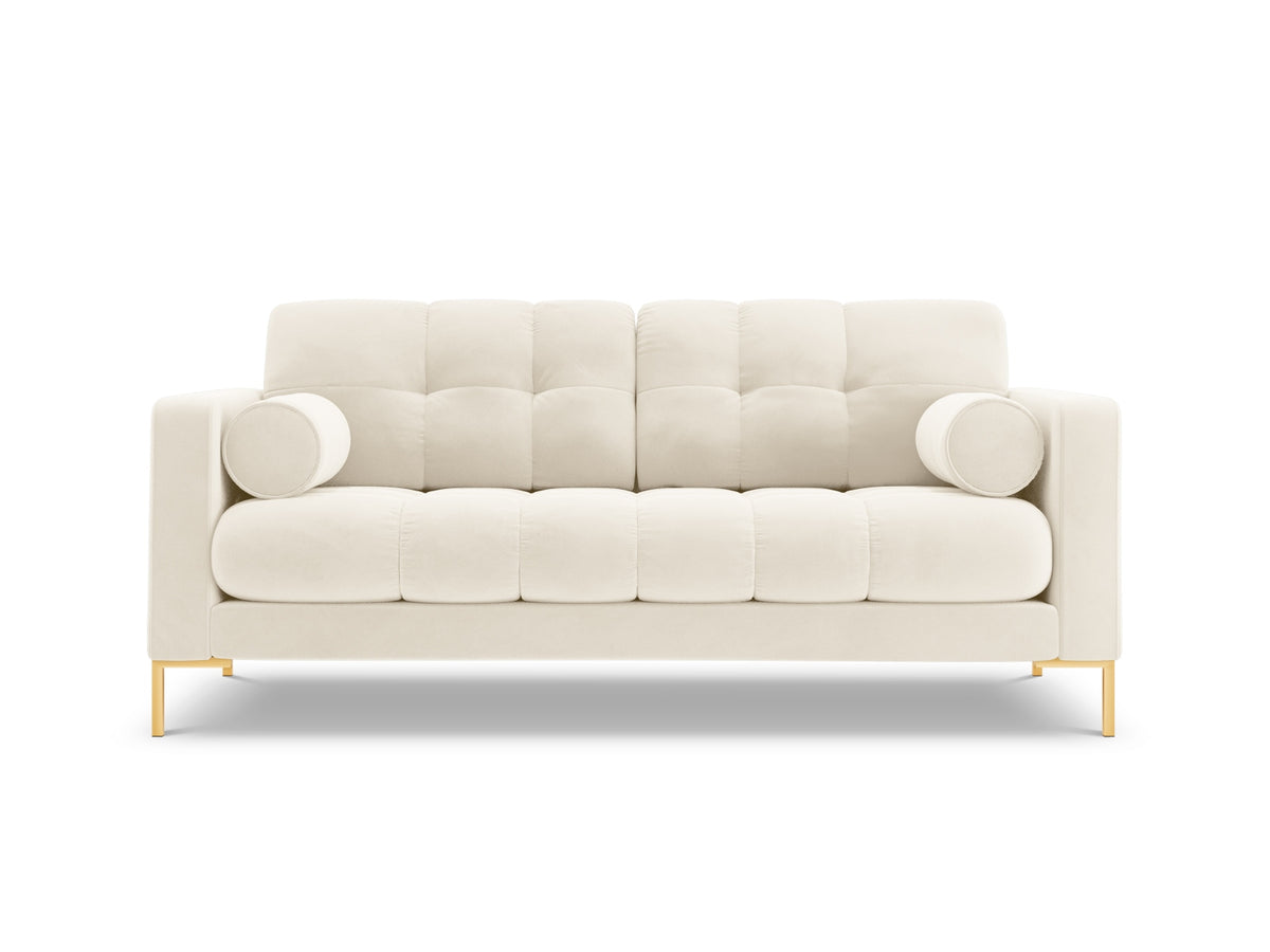 2-Sitzer Sofa Bali in Light Beige-Bluvel präsentiert im Onlineshop von KAQTU Design AG. 2er Sofa ist von Cosmopolitan Design