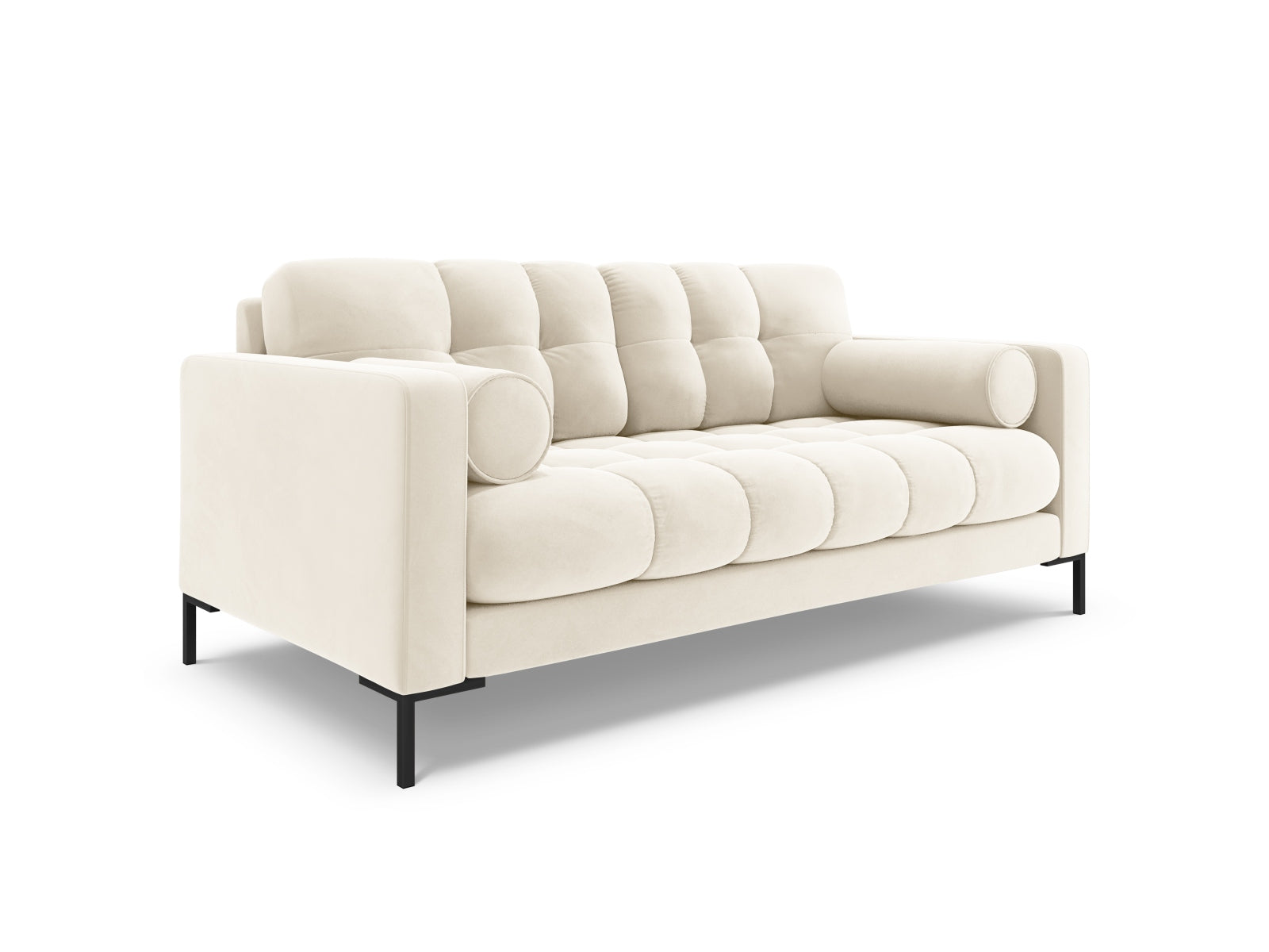 Elegantes 2-Sitzer Sofa Bali in sanftem Beige, ideal für stilvolle Wohnräume, erhältlich bei KAQTU Design AG.