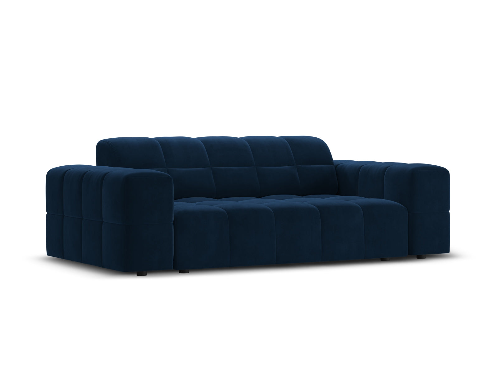 Chicago Velour Sofa 2 Sitzer 102cm in Royal Blue präsentiert im Onlineshop von KAQTU Design AG. 2er Sofa ist von Cosmopolitan Design