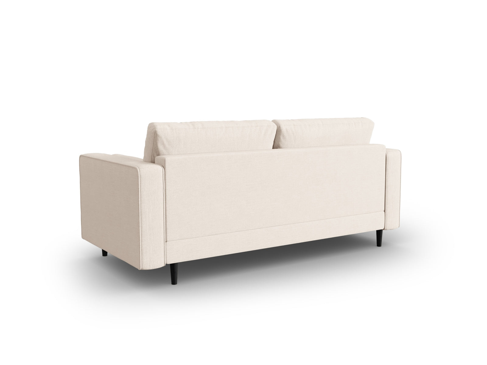 Modernes 2-Sitzer Sofa Aspen in zartem Beige, perfekt für gemütliche Wohnzimmer. Hochwertige Verarbeitung von Cosmopolitan Design.