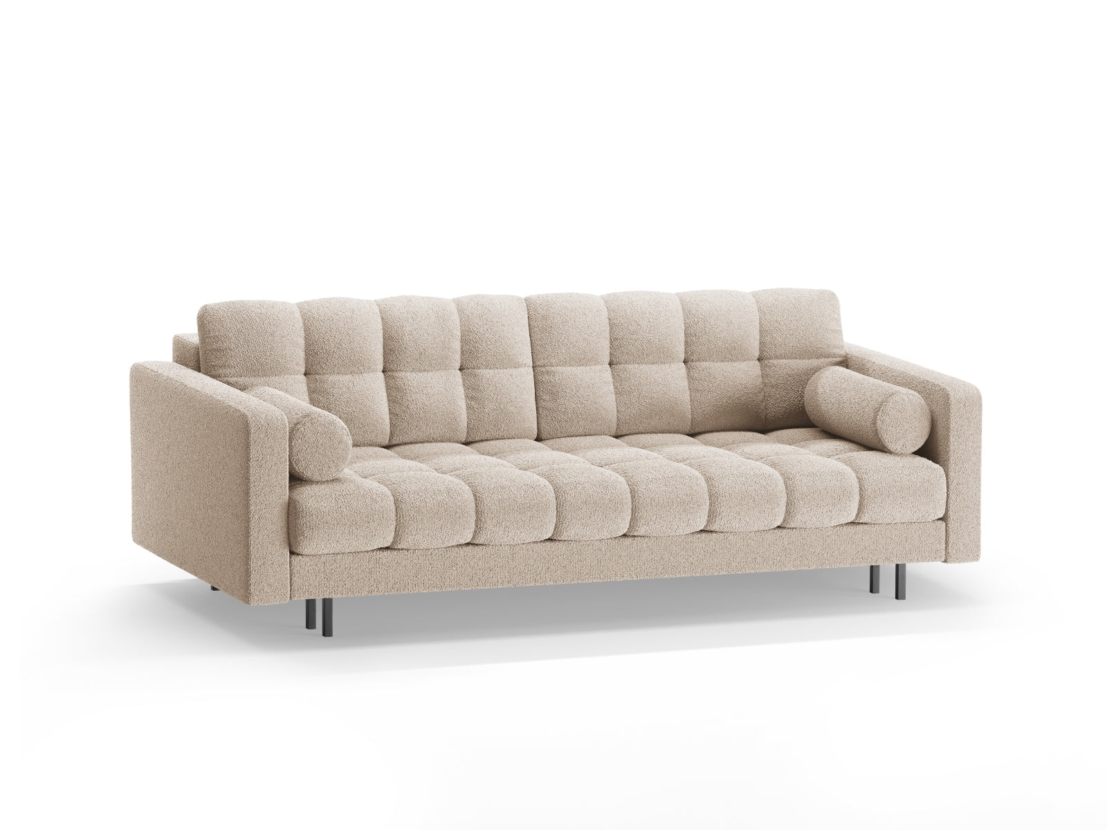 3-Sitzer Sofa Bali mit Schlaffunktion und Stauraum in Beige-Baloo präsentiert im Onlineshop von KAQTU Design AG. Bettsofa ist von Cosmopolitan Design