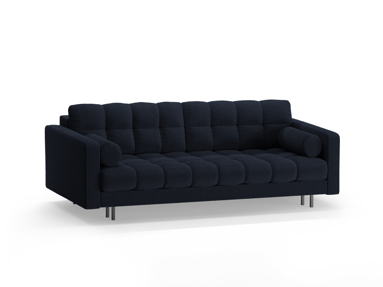 3-Sitzer Sofa Bali mit Schlaffunktion und Stauraum in Dark Blue-Baloo präsentiert im Onlineshop von KAQTU Design AG. Bettsofa ist von Cosmopolitan Design
