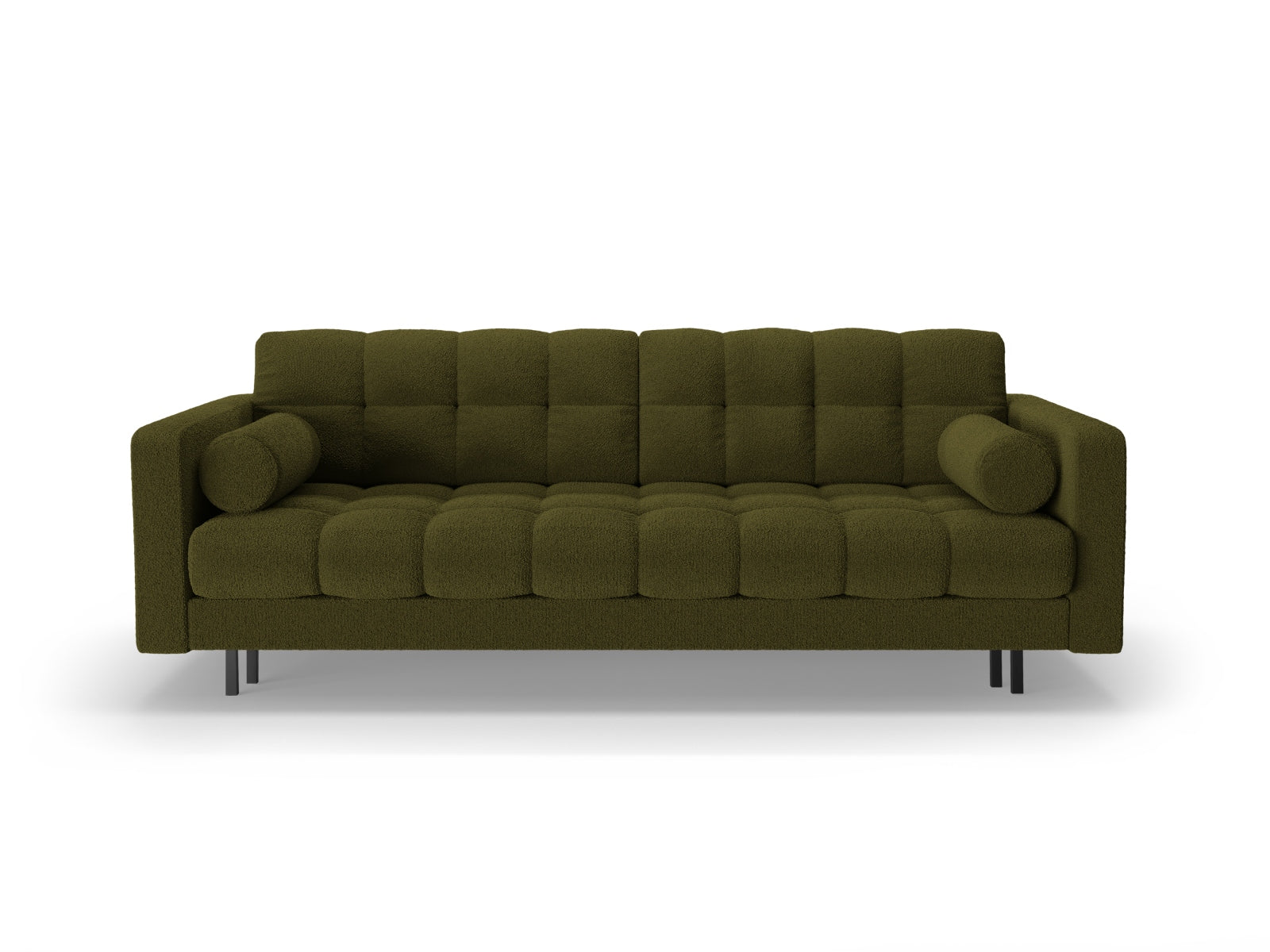 3-Sitzer Sofa Bali mit Schlaffunktion und Stauraum in Dark Olive Green-Baloo präsentiert im Onlineshop von KAQTU Design AG. Bettsofa ist von Cosmopolitan Design