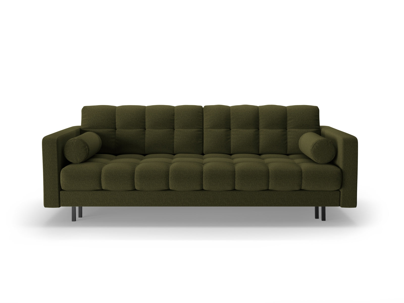 3-Sitzer Sofa Bali mit Schlaffunktion und Stauraum in Green-Neve präsentiert im Onlineshop von KAQTU Design AG. Bettsofa ist von Cosmopolitan Design