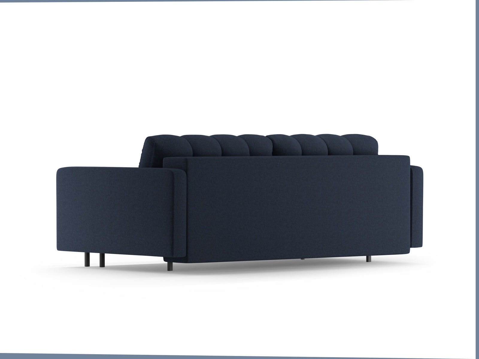3-Sitzer Sofa Bali mit Schlaffunktion und Stauraum in Blue-Neve präsentiert im Onlineshop von KAQTU Design AG. Bettsofa ist von Cosmopolitan Design