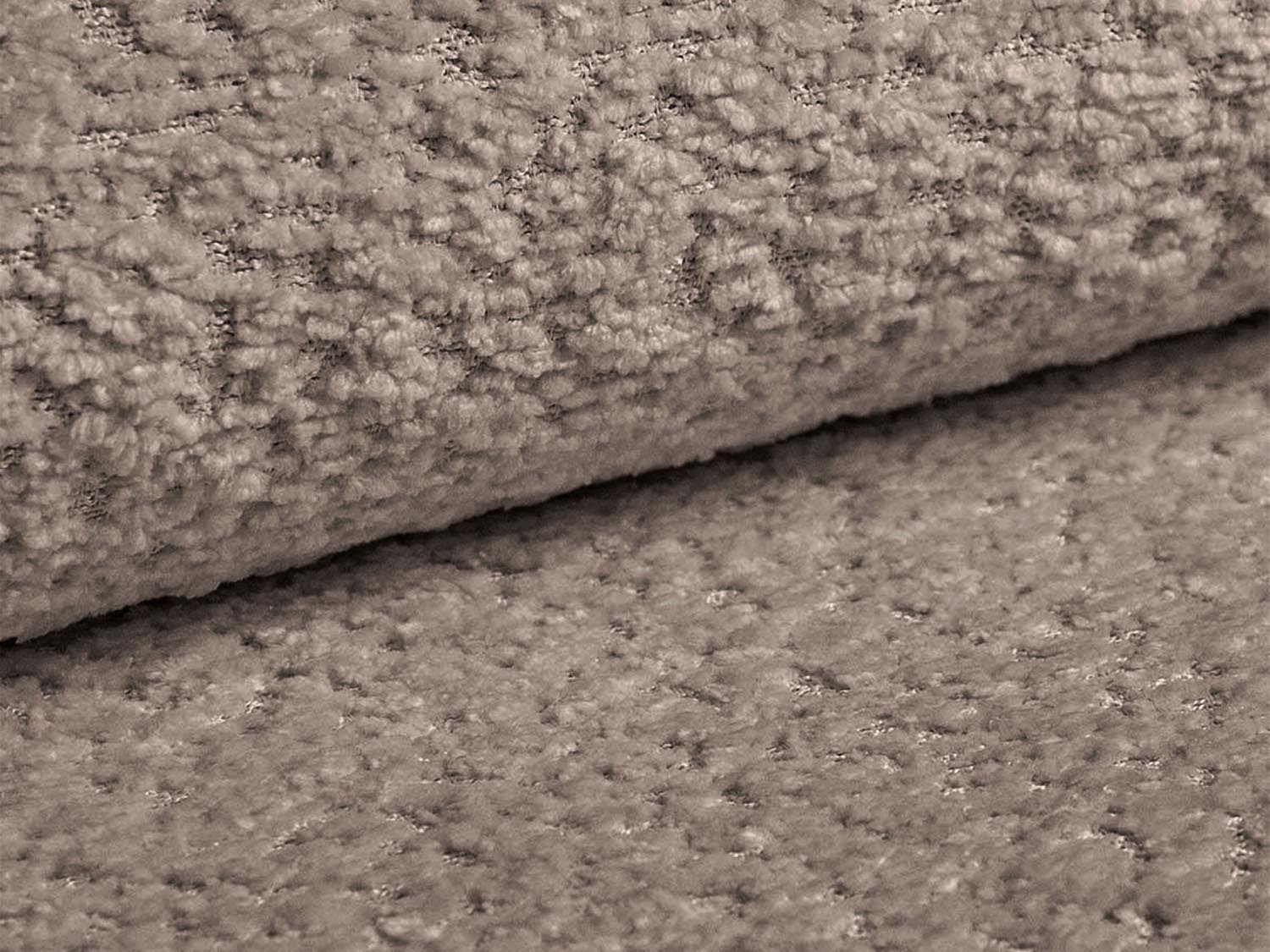 Elegantes Kemi 3-Sitzer Bettsofa in Warm Grey-CORAL, perfekt für stilvolle Wohnräume und als Schlafgelegenheit für Gäste.