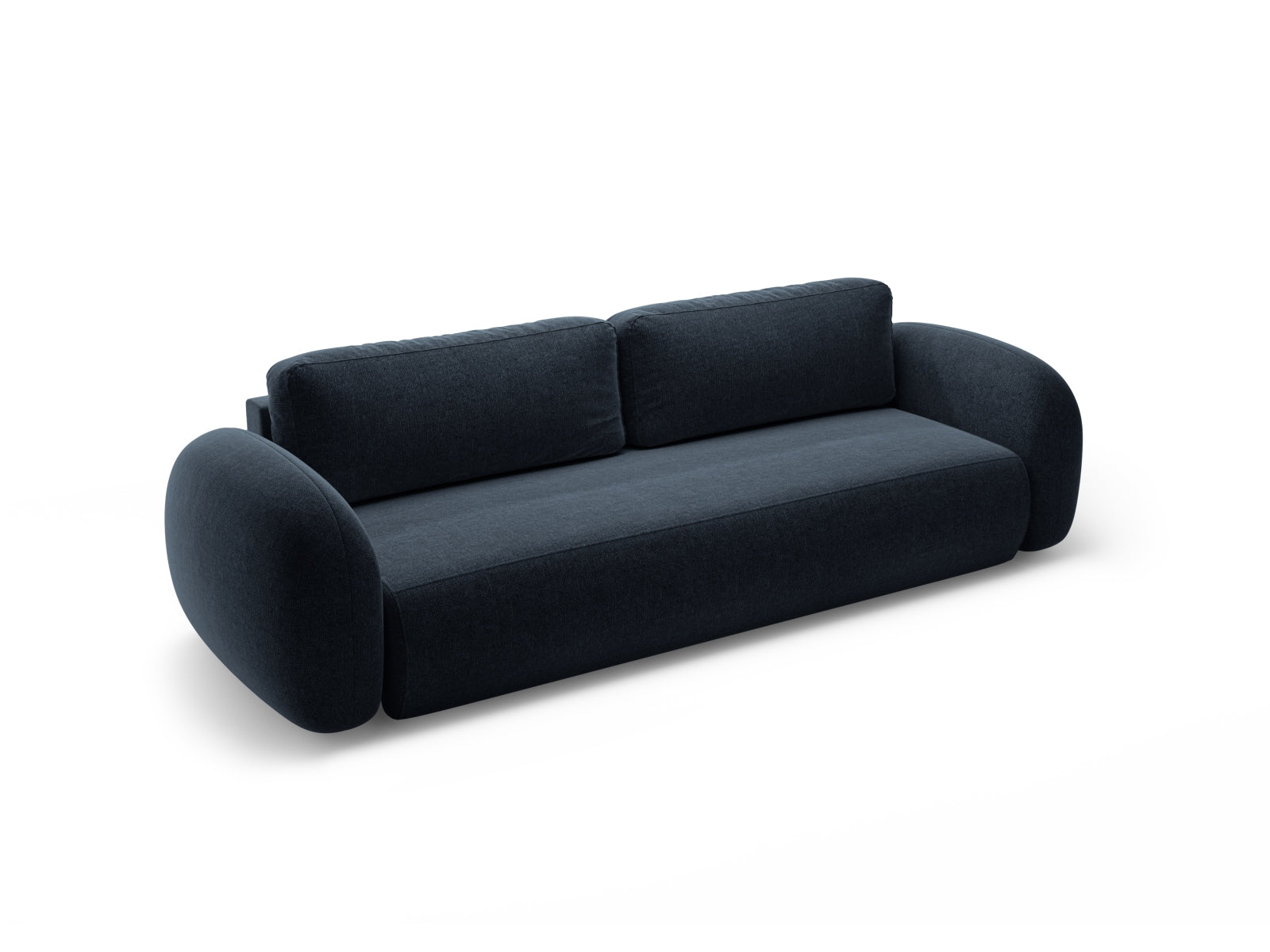 Tonale Sofa mit Schlaffunktion und Stauraum 3 Sitzer in Navy Blue präsentiert im Onlineshop von KAQTU Design AG. Bettsofa ist von Cosmopolitan Design