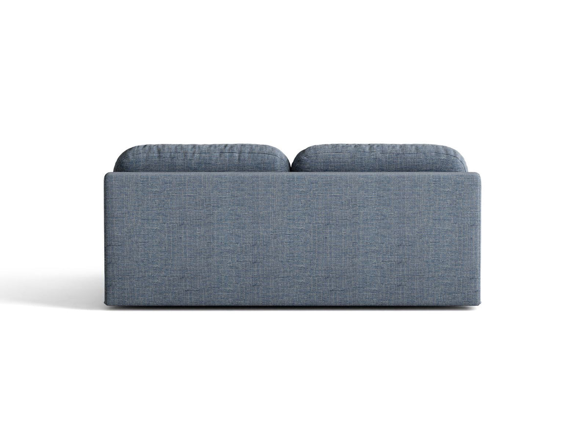Bettsofa Sophia in Light Beige-Baltimore mit Massivholzrahmen, Stoffbezug und schwarzen Kunststoffbeinen, 3 Sitzplätze mit Bettkasten.