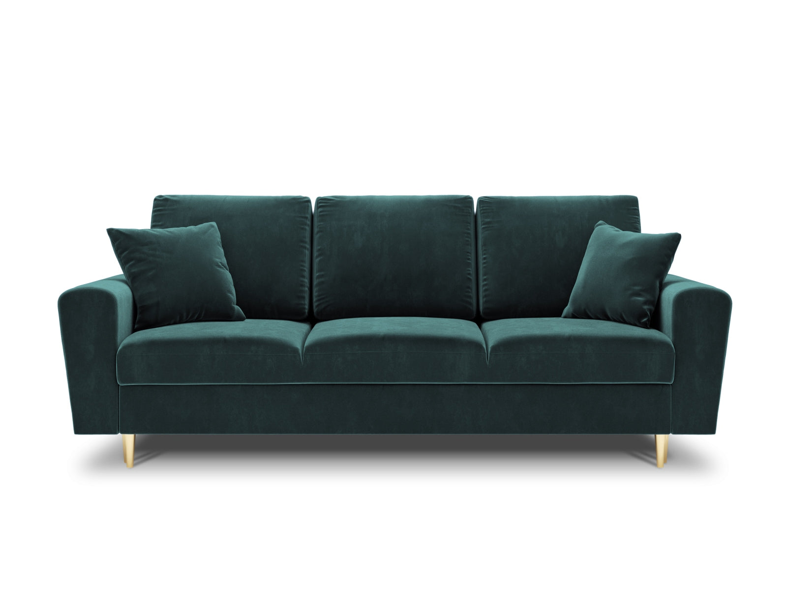 Entdecken Sie das Kyoto Velour Sofa – ein stilvolles 3-Sitzer Möbelstück mit Schlaffunktion und Stauraum, ideal für jedes moderne Zuhause.