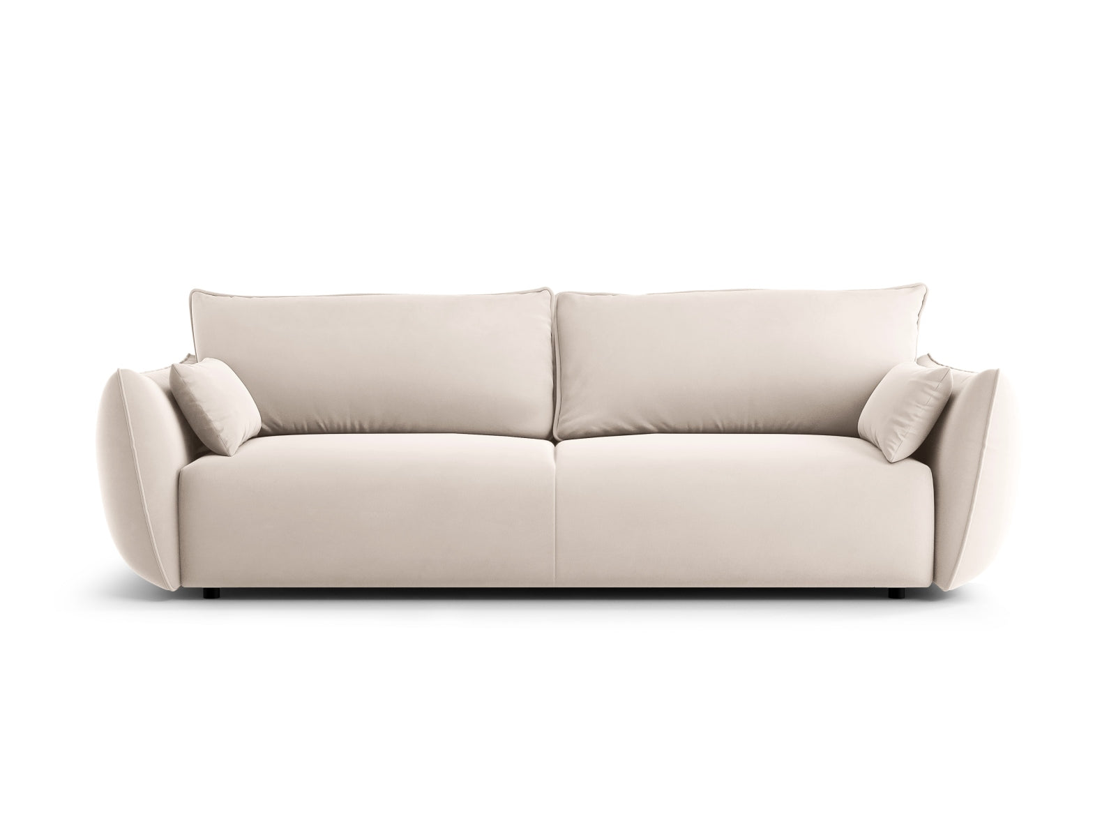 3-Sitzer Sofa Matera mit Schlaffunktion und Stauraum in Beige-Salvador präsentiert im Onlineshop von KAQTU Design AG. Bettsofa ist von Cosmopolitan Design