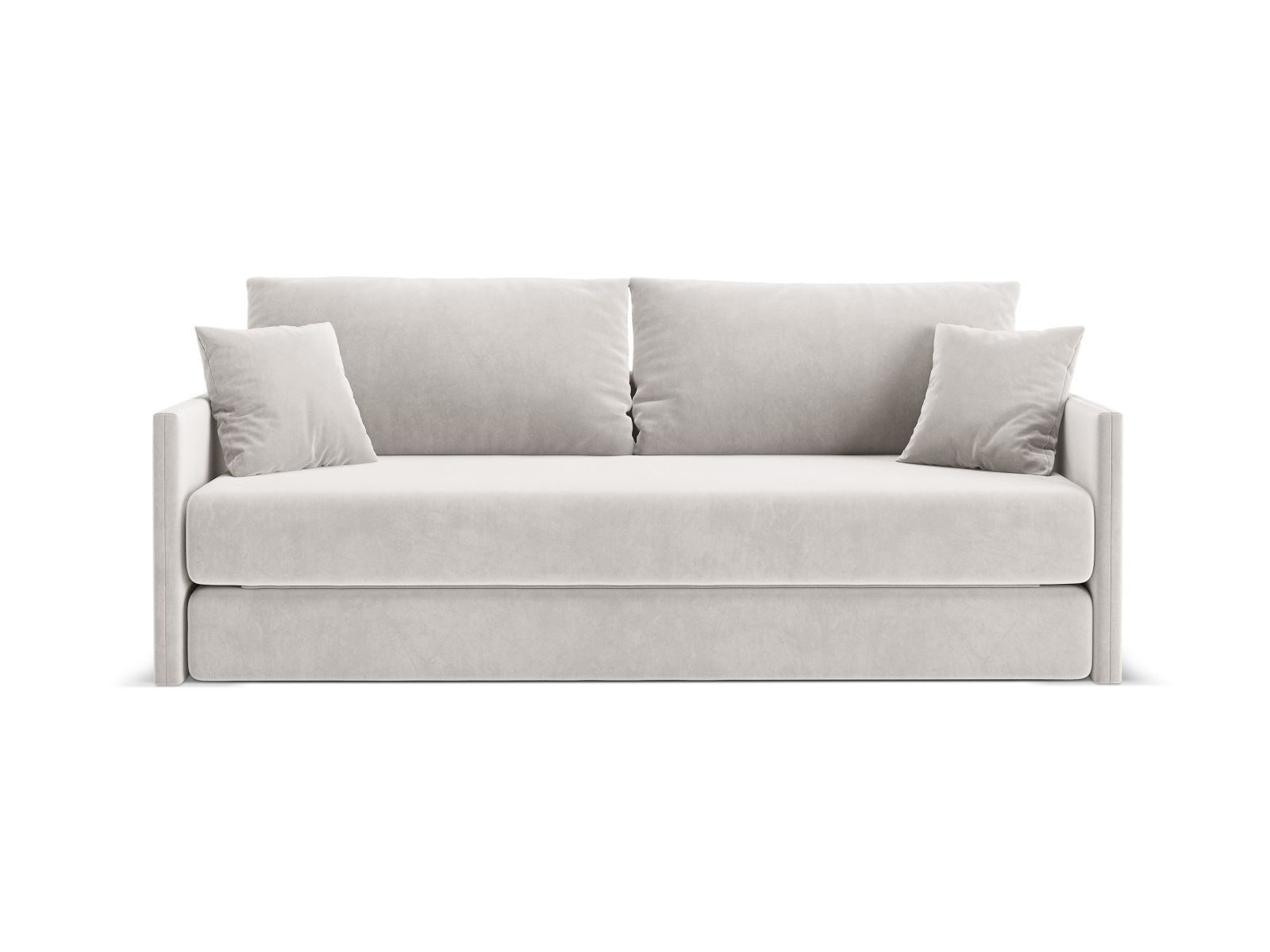 3-Sitzer Sofa mit Schlaffunktion Shannon in Beige-Salvador präsentiert im Onlineshop von KAQTU Design AG. Bettsofa ist von Cosmopolitan Design