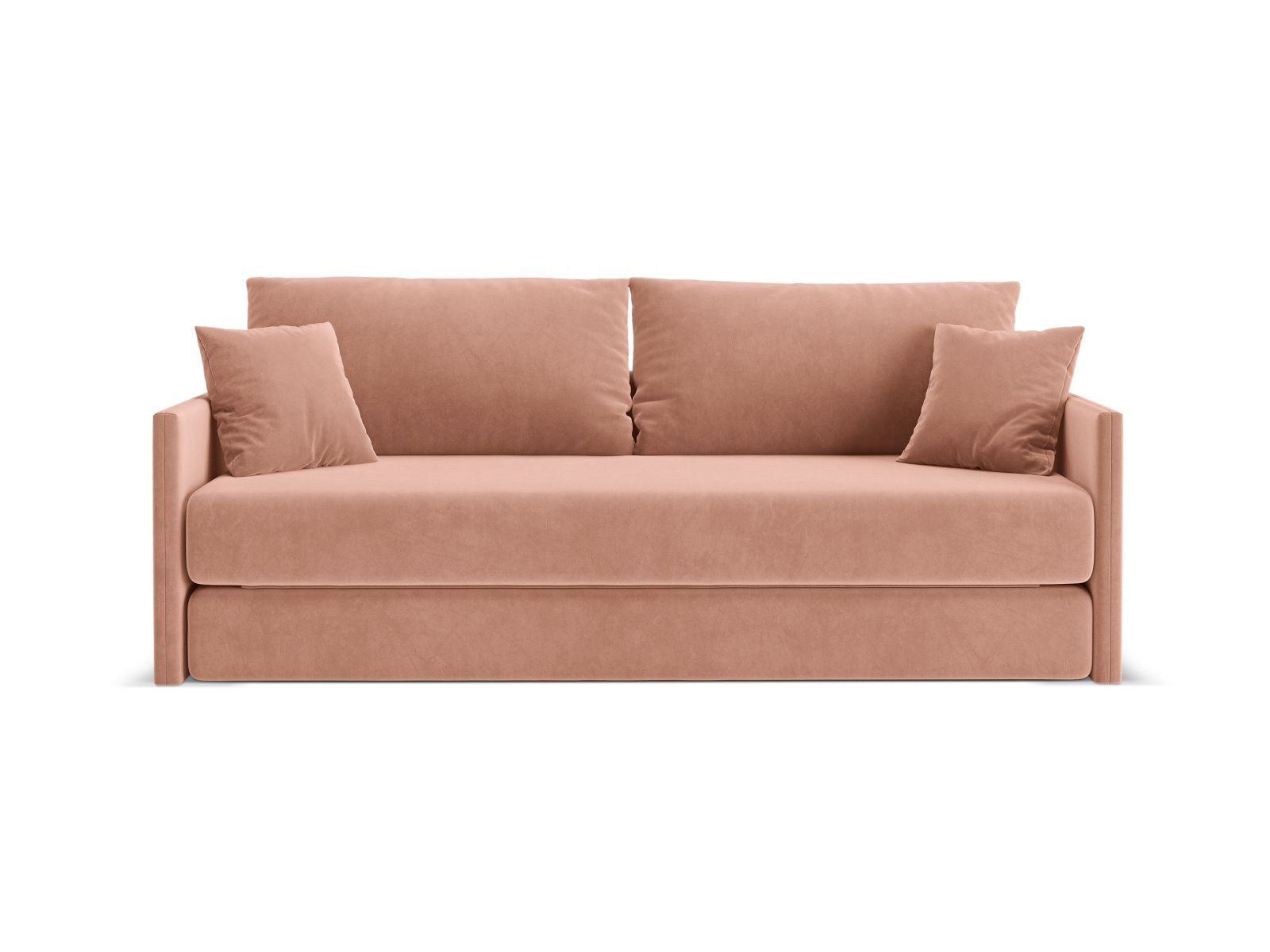 3-Sitzer Sofa mit Schlaffunktion Shannon in Pink-Salvador präsentiert im Onlineshop von KAQTU Design AG. Bettsofa ist von Cosmopolitan Design