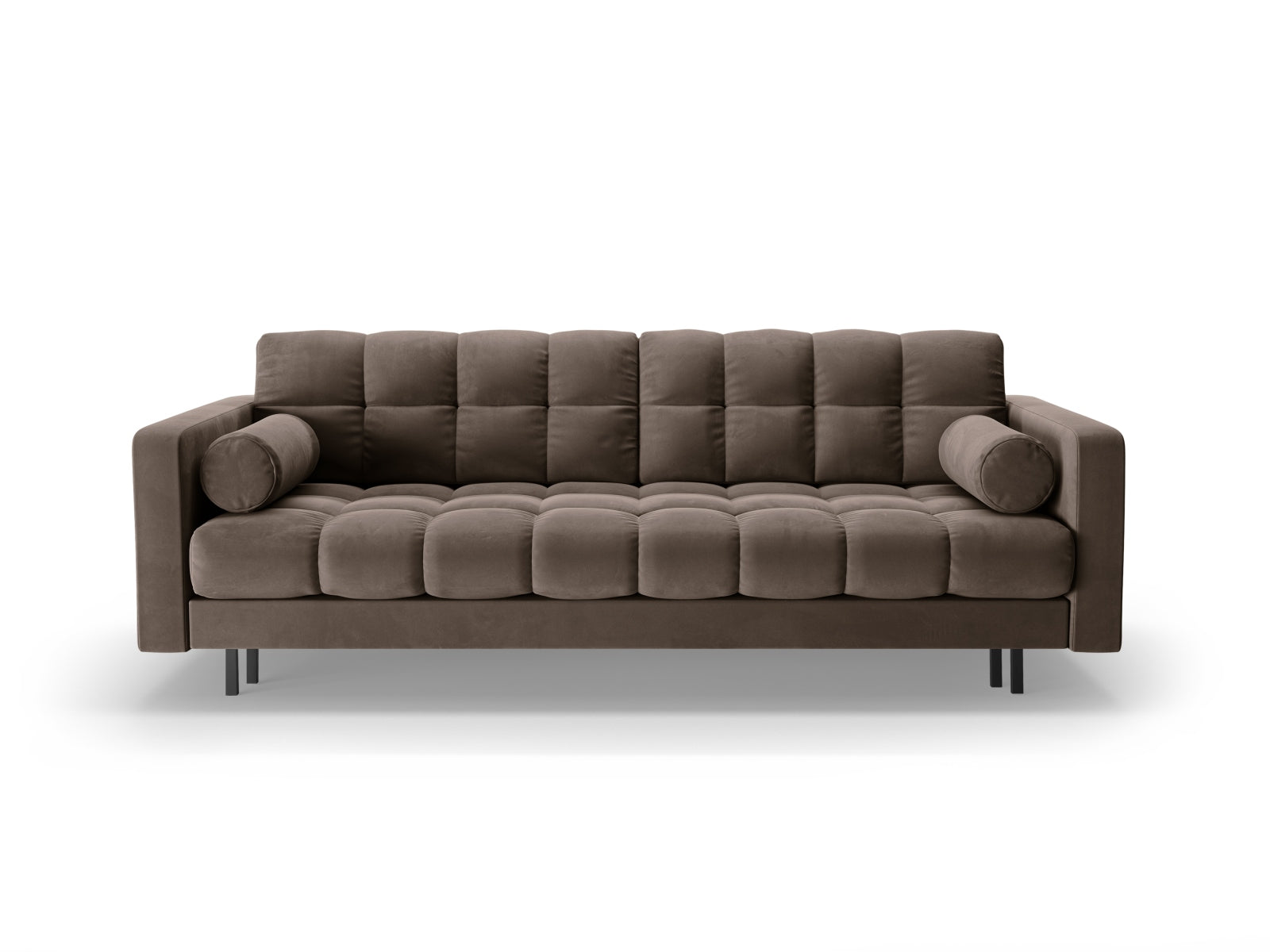 3-Sitzer Sofa Bali mit Schlaffunktion und Stauraum in Chocolate-Bluvel präsentiert im Onlineshop von KAQTU Design AG. Bettsofa ist von Cosmopolitan Design