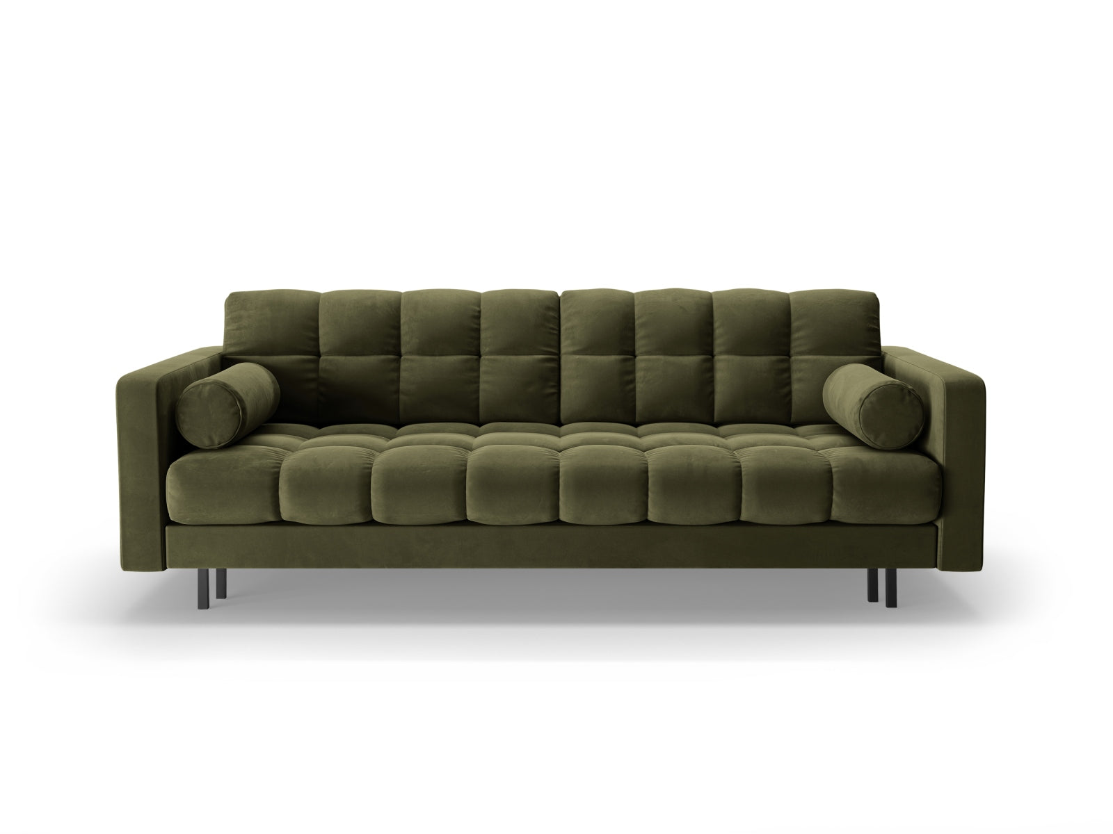 3-Sitzer Sofa Bali mit Schlaffunktion und Stauraum in Green-Bluvel präsentiert im Onlineshop von KAQTU Design AG. Bettsofa ist von Cosmopolitan Design