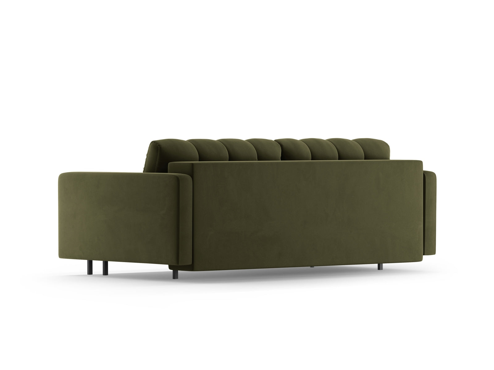3-Sitzer Sofa Bali mit Schlaffunktion und Stauraum in Green-Bluvel präsentiert im Onlineshop von KAQTU Design AG. Bettsofa ist von Cosmopolitan Design