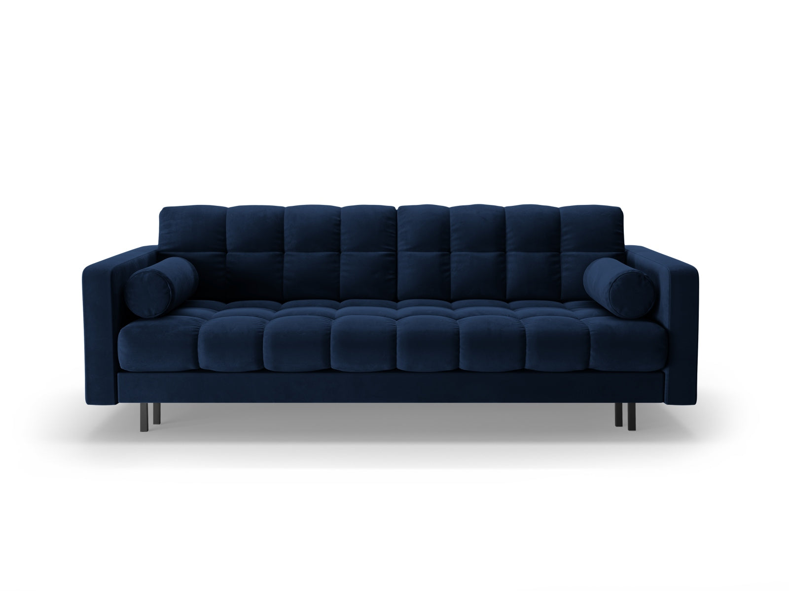 3-Sitzer Sofa Bali mit Schlaffunktion und Stauraum in Royal Blue-Bluvel präsentiert im Onlineshop von KAQTU Design AG. Bettsofa ist von Cosmopolitan Design