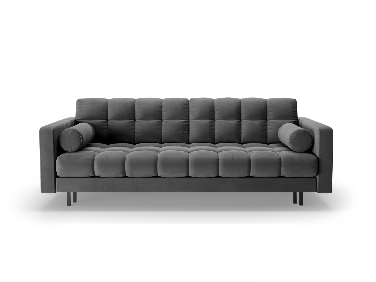 3-Sitzer Sofa Bali mit Schlaffunktion und Stauraum in Grey-Bluvel präsentiert im Onlineshop von KAQTU Design AG. Bettsofa ist von Cosmopolitan Design