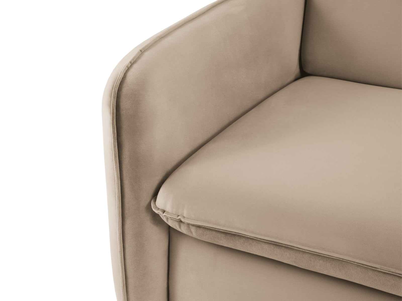 Erleben Sie das vielseitige Vienna Velour Sofa mit Schlaffunktion von Cosmopolitan Design – ideal für Komfort und Stil in jedem Raum.