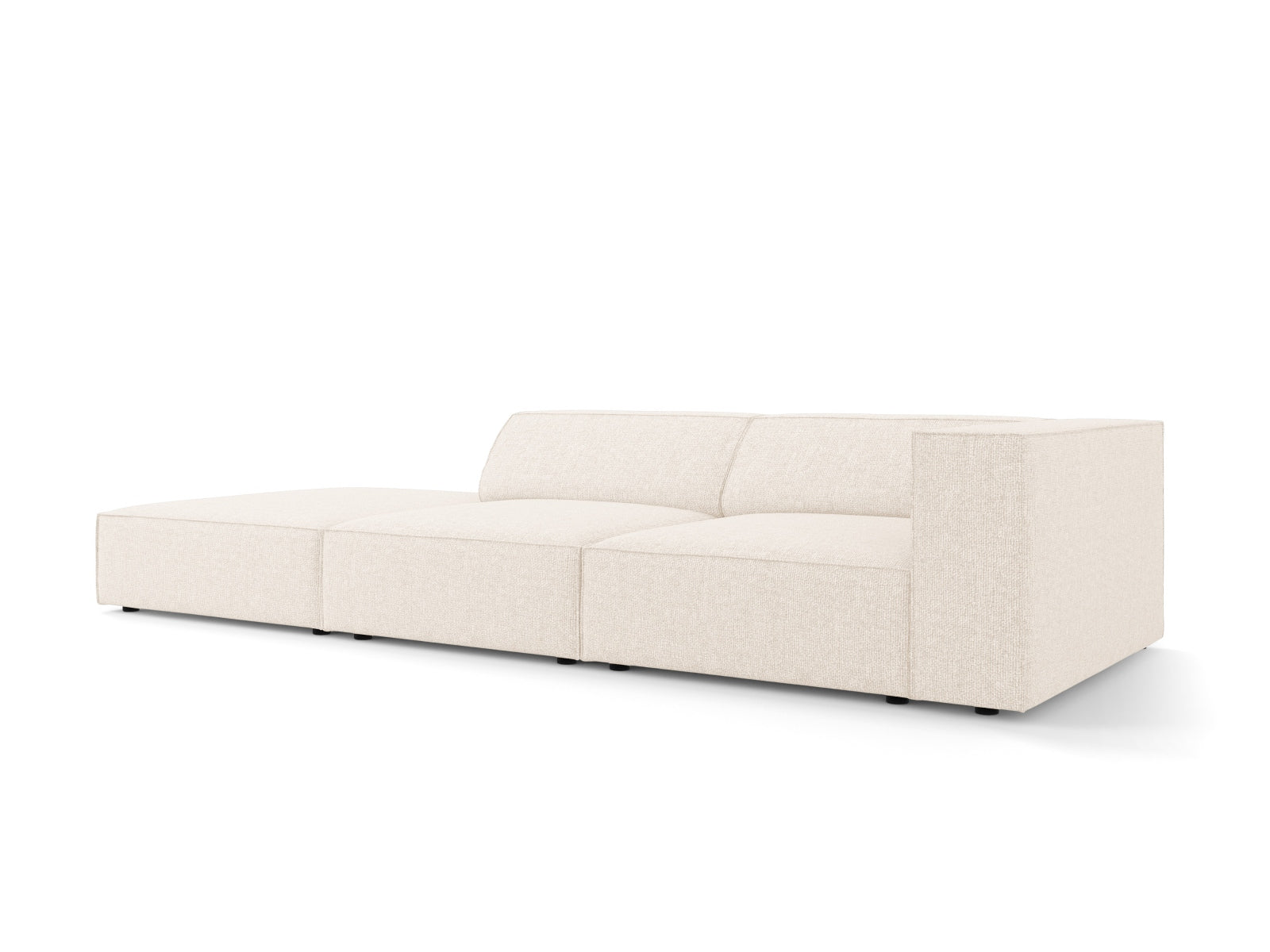 Arendal Sofa links 4 Sitzer in Light Beige präsentiert im Onlineshop von KAQTU Design AG. L-Sofa links ist von Cosmopolitan Design