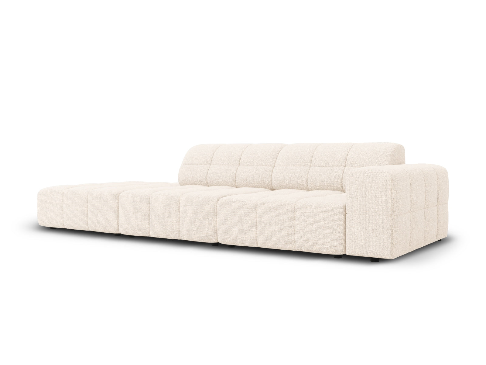 Chicago Sofa links 3 Sitzer 102cm in Light Beige präsentiert im Onlineshop von KAQTU Design AG. L-Sofa links ist von Cosmopolitan Design