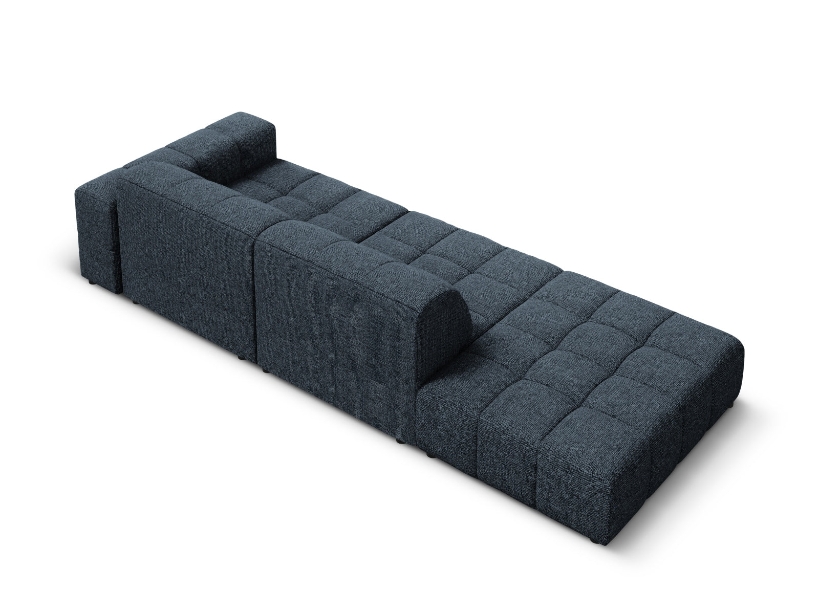 Chicago Sofa links 3 Sitzer 102cm in Royal Blue präsentiert im Onlineshop von KAQTU Design AG. L-Sofa links ist von Cosmopolitan Design