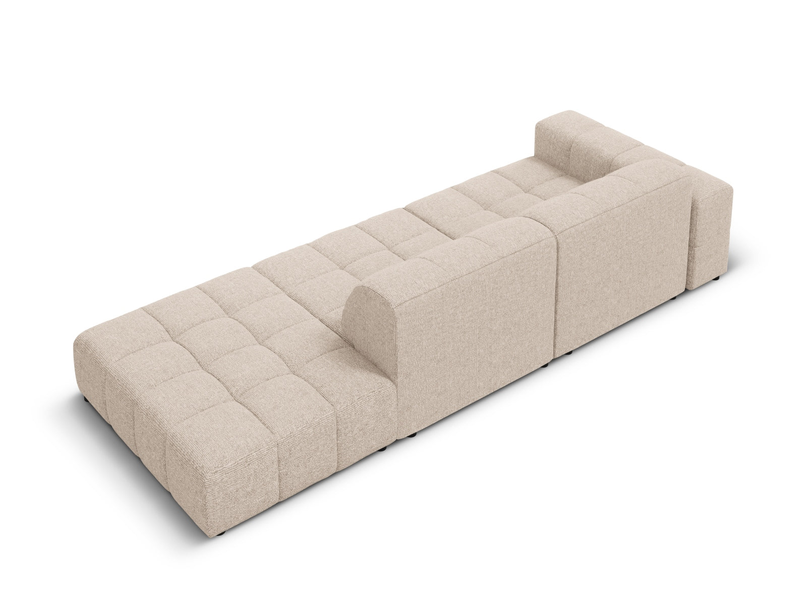 Chicago Sofa rechts 3 Sitzer 102cm in Beige präsentiert im Onlineshop von KAQTU Design AG. L-Sofa rechts ist von Cosmopolitan Design