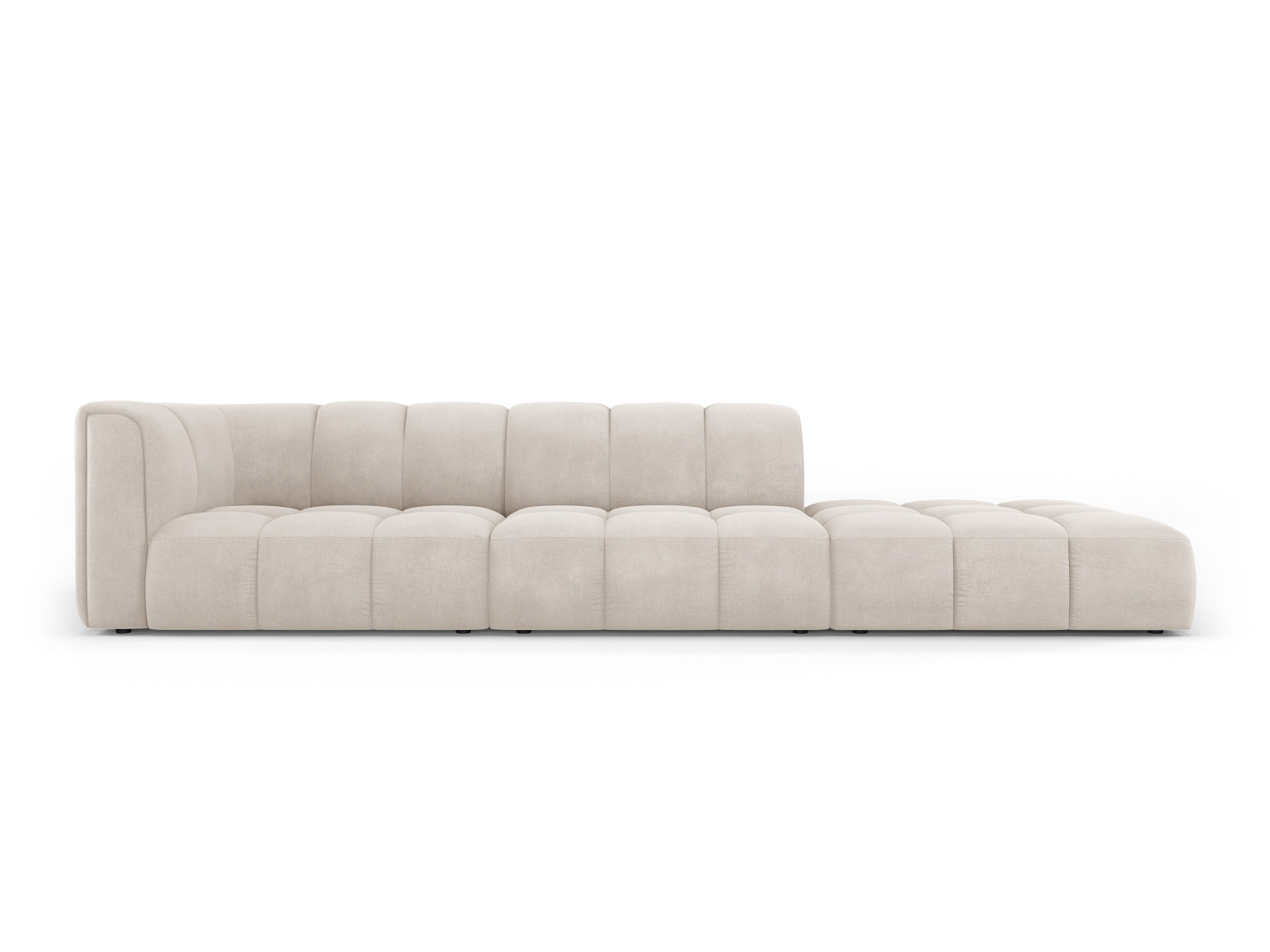 4-Sitzer Modular Sofa rechts Moritz in Beige-Rebel präsentiert im Onlineshop von KAQTU Design AG. 4er Sofa ist von Cosmopolitan Design