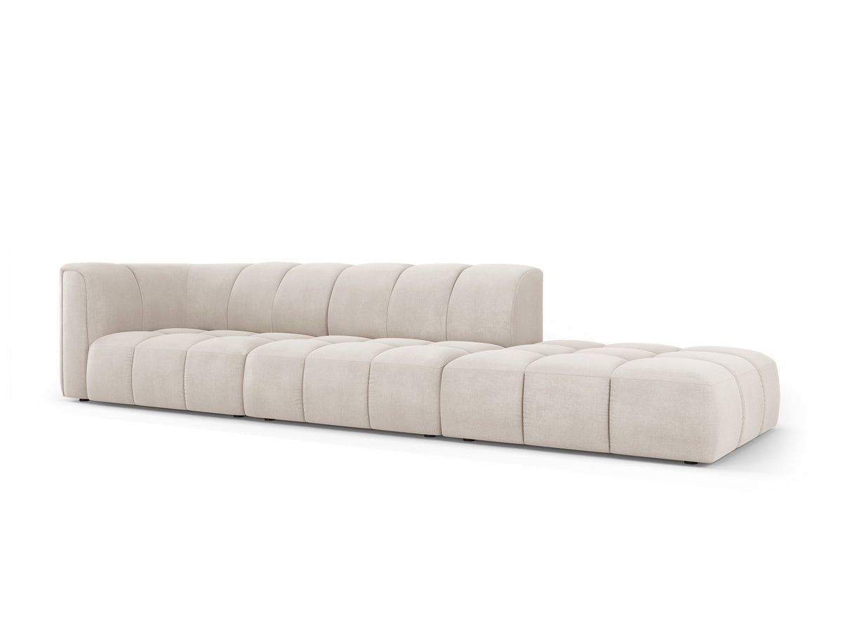 4-Sitzer Modular Sofa rechts Moritz in Beige-Rebel präsentiert im Onlineshop von KAQTU Design AG. 4er Sofa ist von Cosmopolitan Design