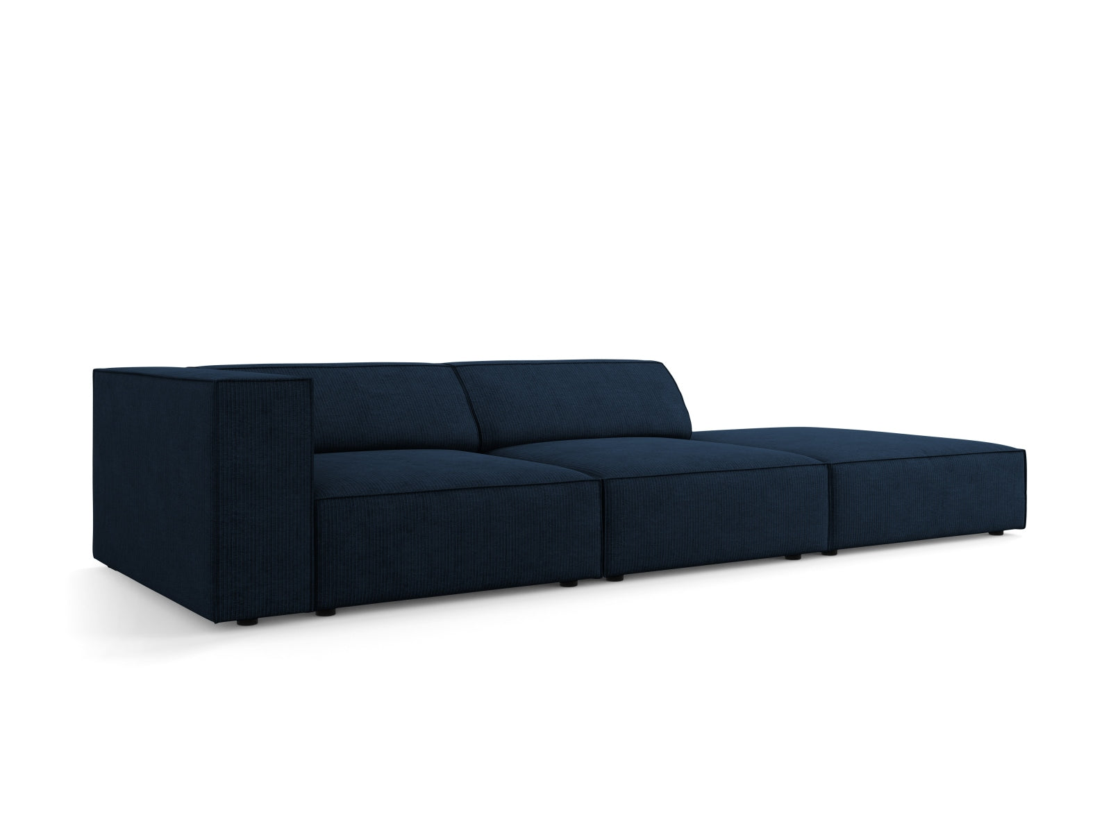 Arendal Sofa rechts 4 Sitzer in Royal Blue präsentiert im Onlineshop von KAQTU Design AG. L-Sofa rechts ist von Cosmopolitan Design