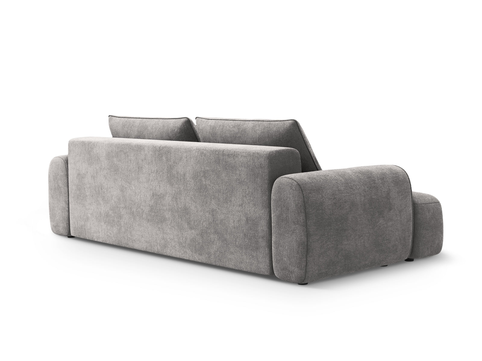 Modernes 3-Sitzer Sofa Calma in ansprechendem Grauton, perfekt für stilvolle Wohnzimmer und gemütliche Entspannung.
