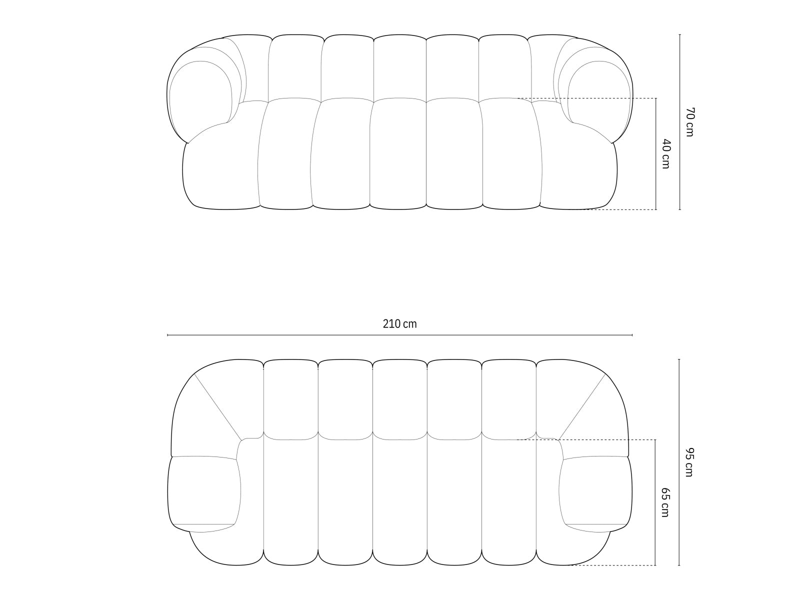 Entdecken Sie das elegante Koge Velour Sofa 3 Sitzer von Cosmopolitan Design – ideal für kleine Räume, vereint Stil und Komfort in einem luxuriösen Design.