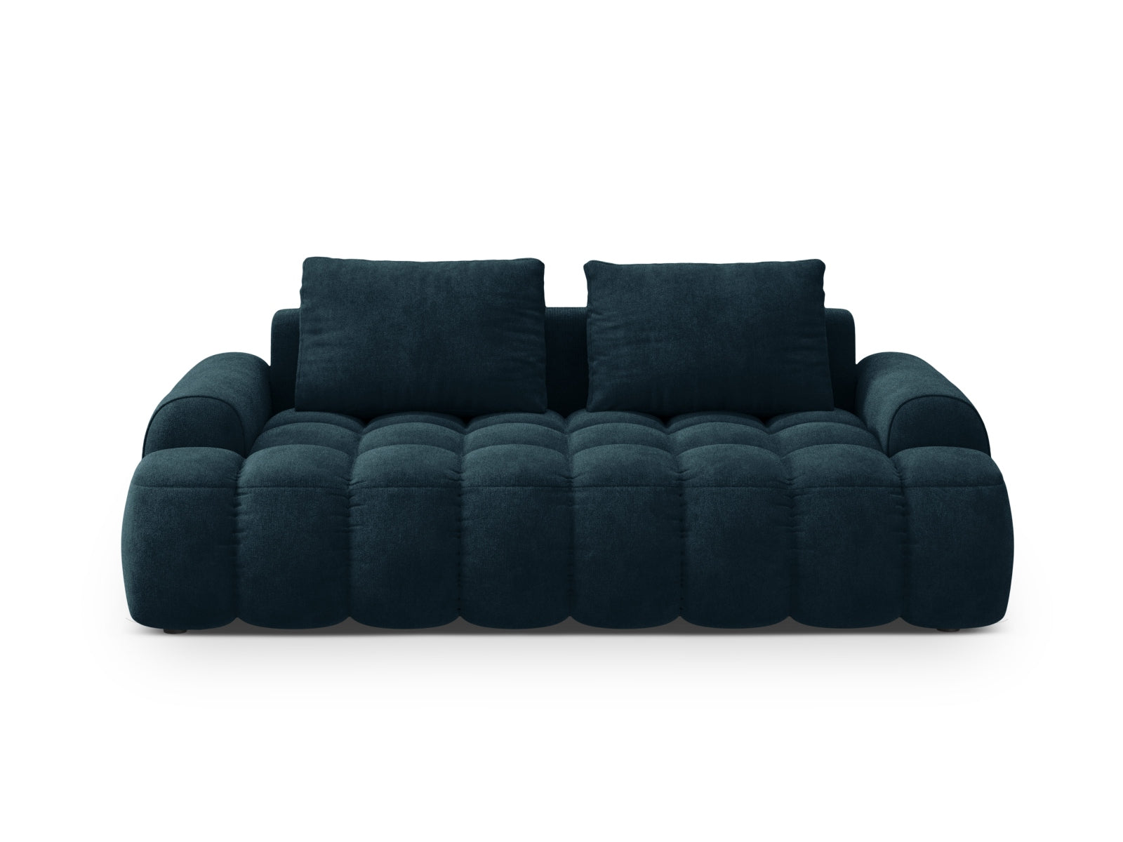 Linz Velour Sofa 3 Sitzer 100cm in Deep Petrol-Vogue präsentiert im Onlineshop von KAQTU Design AG. 3er Sofa ist von Cosmopolitan Design