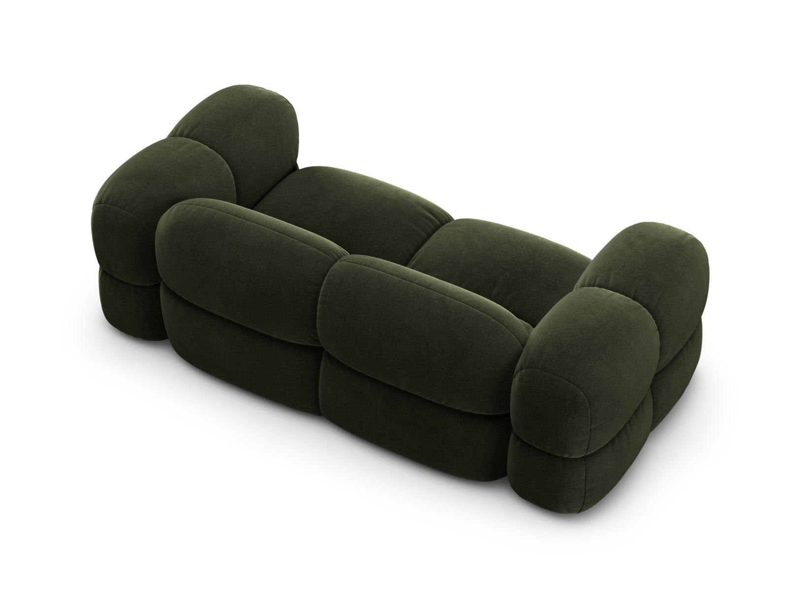 Erleben Sie das Loretto Velour Sofa 3 Sitzer von Cosmopolitan Design – ein elegantes Möbelstück, das Stil und Komfort für Ihr Zuhause vereint.