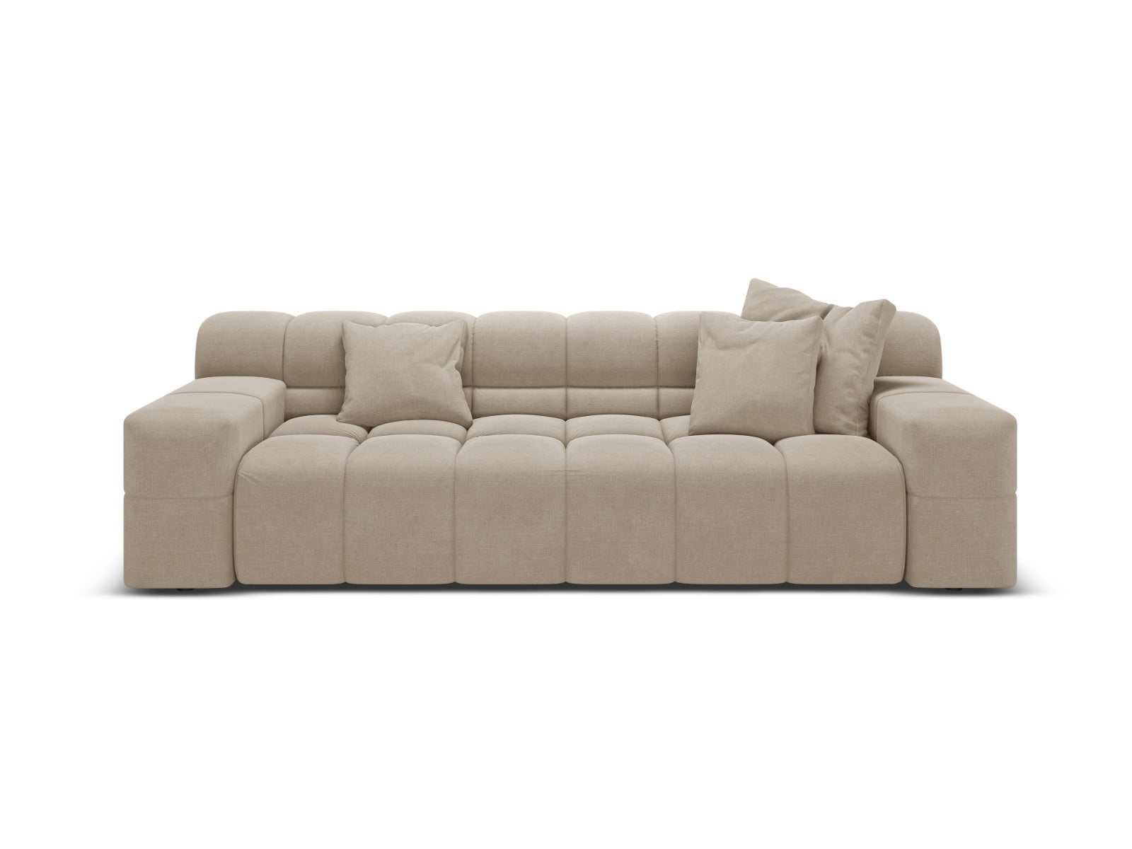 3-Sitzer Sofa Hawaii in Cappuccino-Moly präsentiert im Onlineshop von KAQTU Design AG. 3er Sofa ist von Cosmopolitan Design