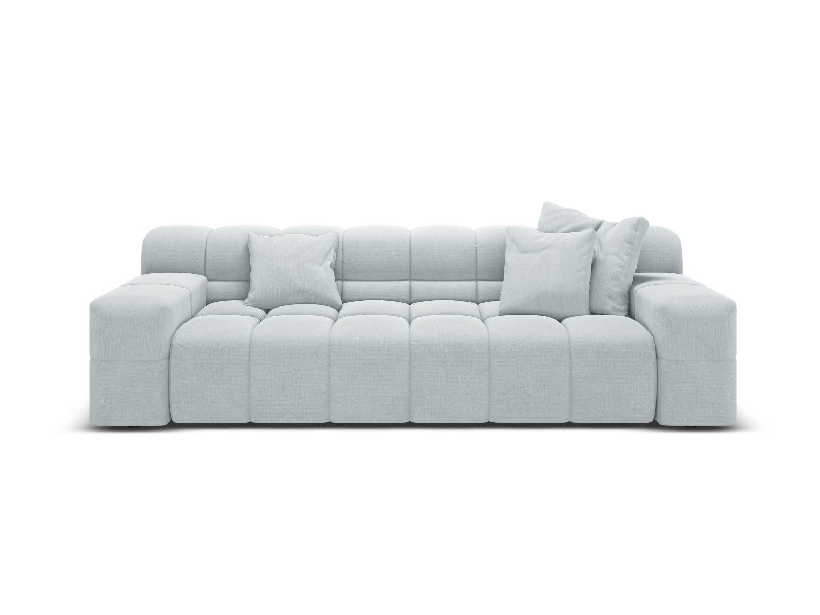3-Sitzer Sofa Hawaii in Light Grey-Moly präsentiert im Onlineshop von KAQTU Design AG. 3er Sofa ist von Cosmopolitan Design