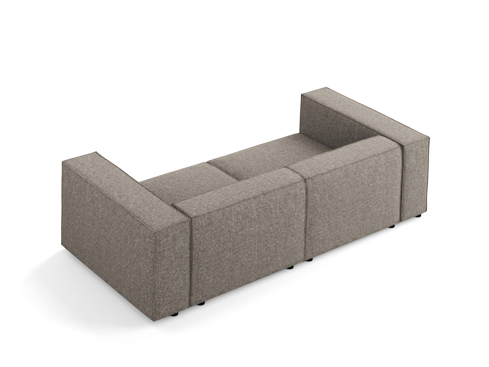 Arendal Sofa 3 Sitzer in Grey präsentiert im Onlineshop von KAQTU Design AG. 3er Sofa ist von Cosmopolitan Design