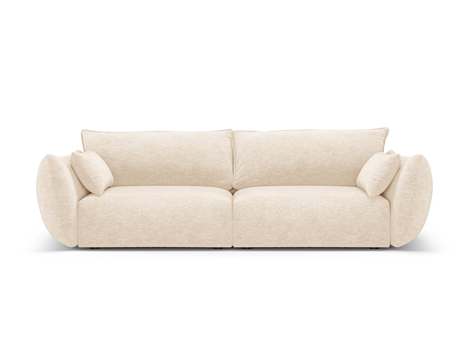 3-Sitzer Sofa Matera in Light Beige-Haga präsentiert im Onlineshop von KAQTU Design AG. 3er Sofa ist von Cosmopolitan Design